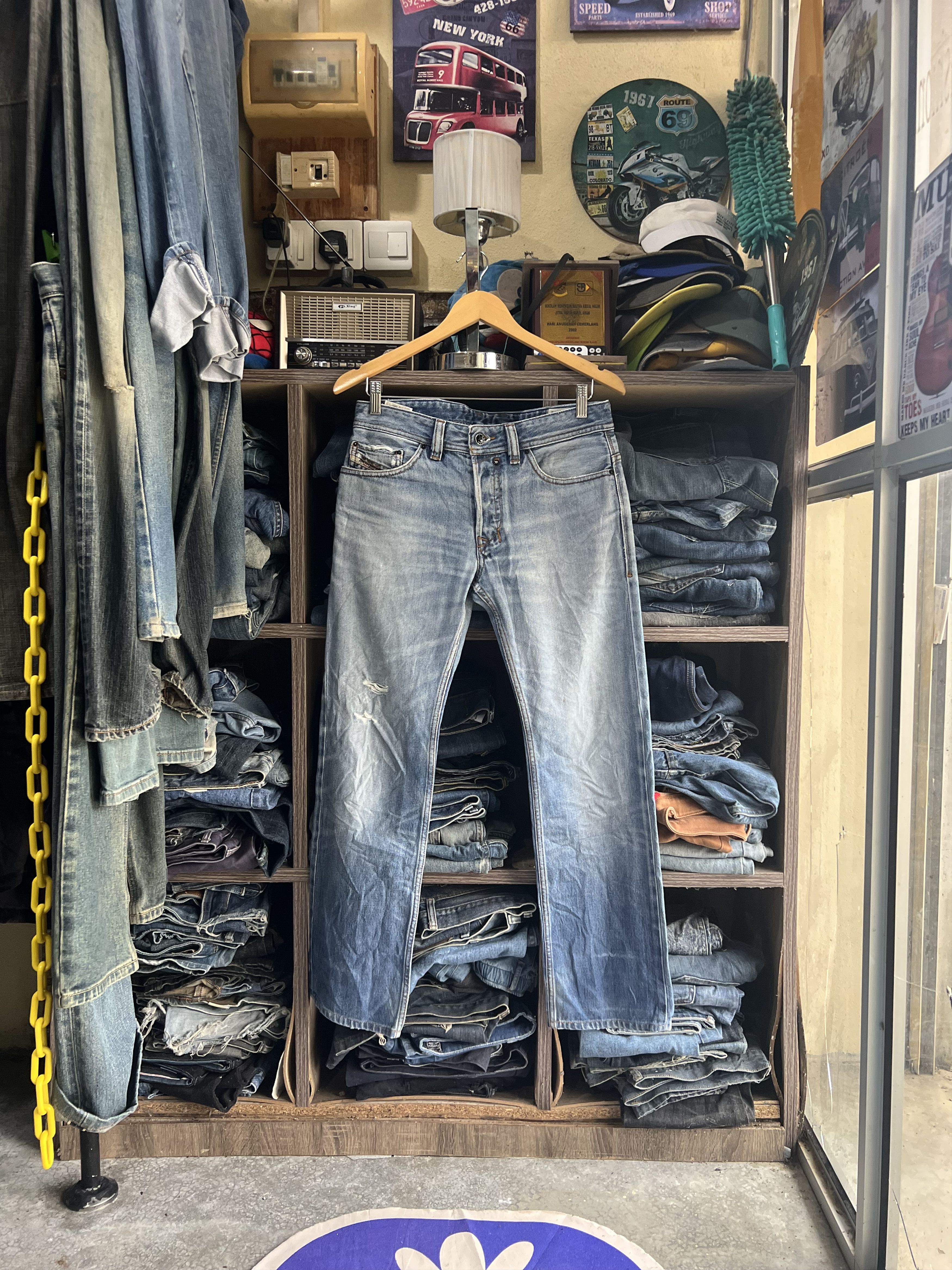 Diesel 🔥Vintage Diesel Safado Distressed Denim Size US 32 / EU 48 - 18 Thumbnail