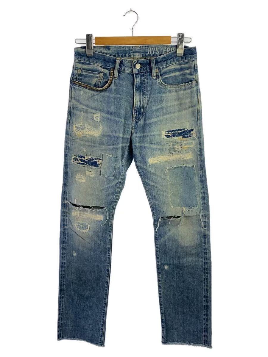 Hysteric Glamour Distressed Patchwork Denim Jeans Size US 30 / EU 46 - 1 Thumbnail