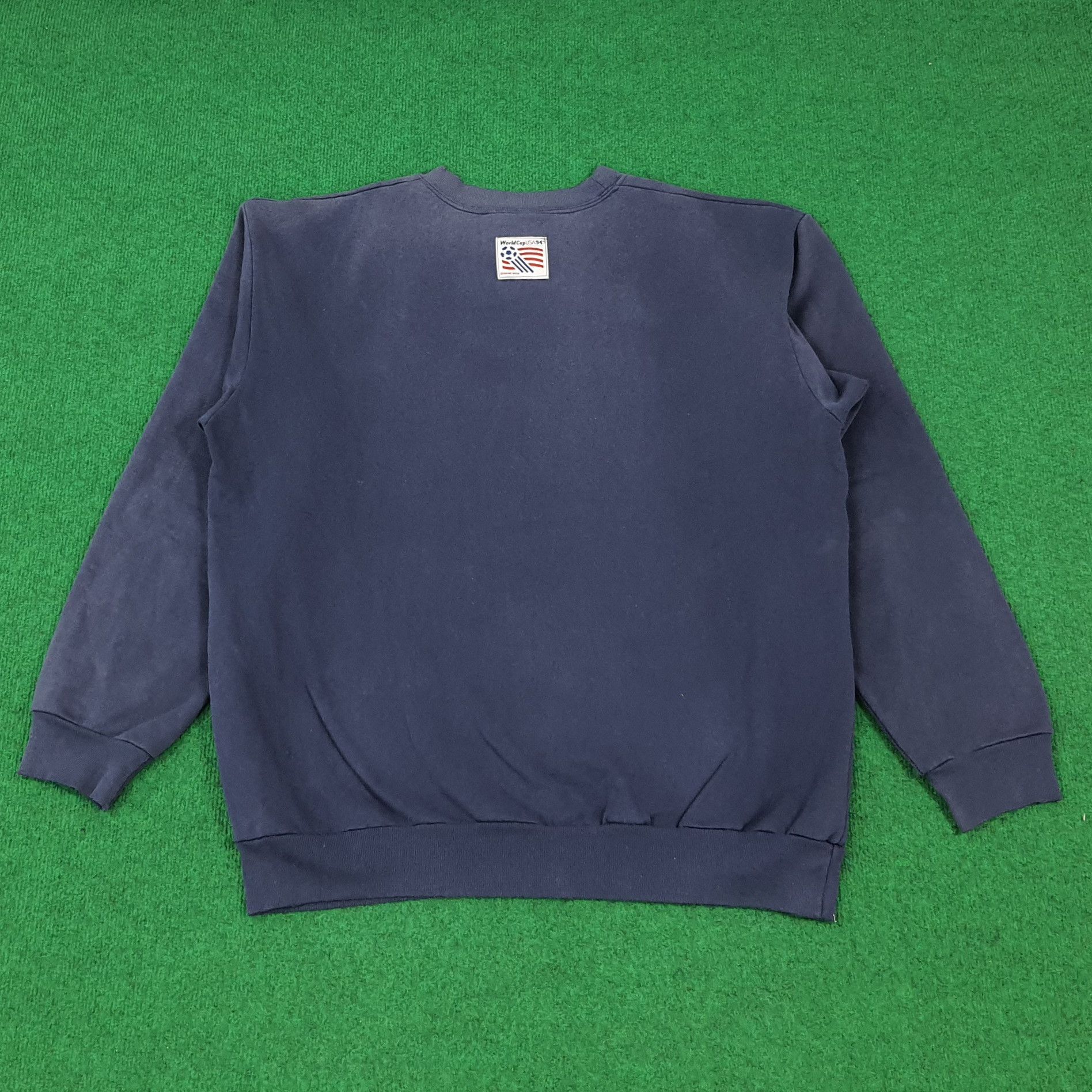 Vintage Vintage World Cup USA'94 90s Sports Sweatshirts Size US L / EU 52-54 / 3 - 3 Thumbnail