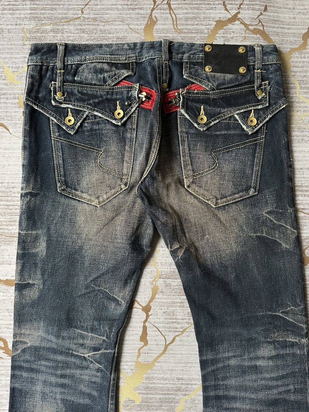 semanticdesign FLARE Semantic Design Claw Marks Design Denim Size US 34 / EU 50 - 12 Thumbnail
