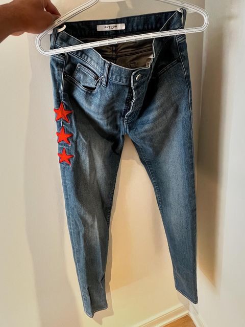 image of Givenchy Star Denim in Blue, Men's (Size 30)