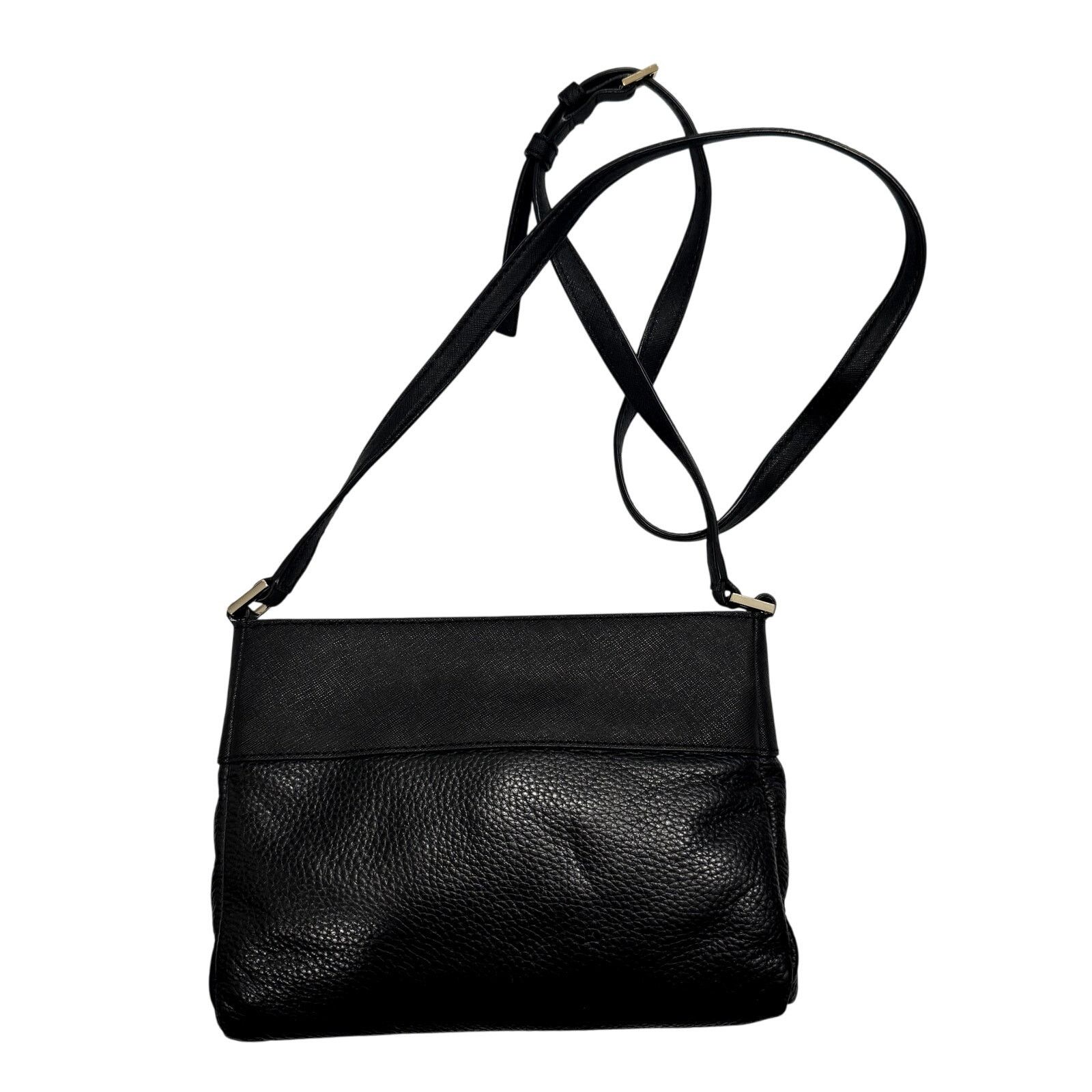 Kate Spade Kate Spade Leather Contrast Crossbody Purse in Black Size ONE SIZE - 4 Thumbnail