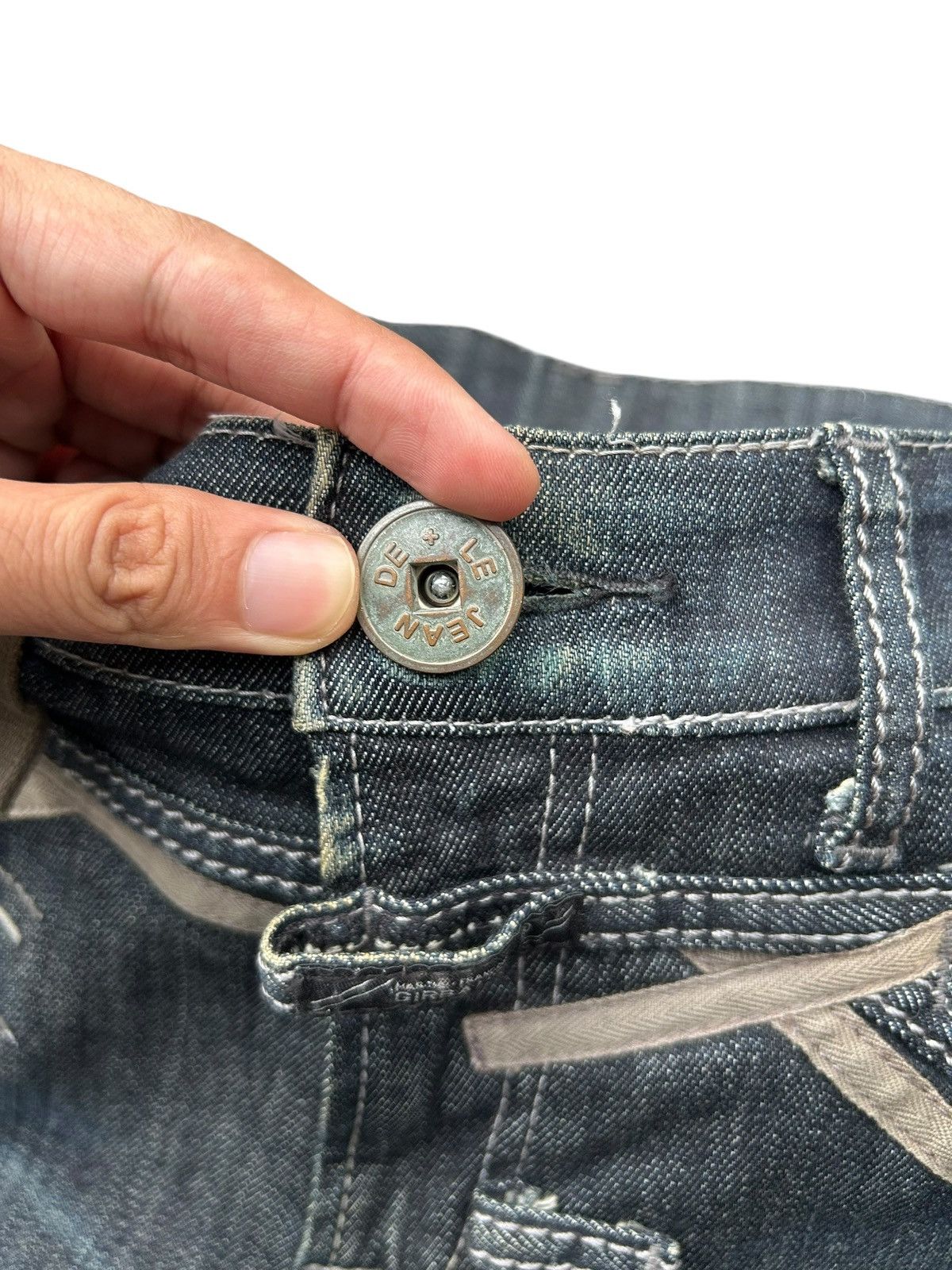 Marithe + Francois Girbaud Marithé + François Girbaud Punk Bondage Style Denim Jeans ☠️ Size US 31 - 9 Thumbnail