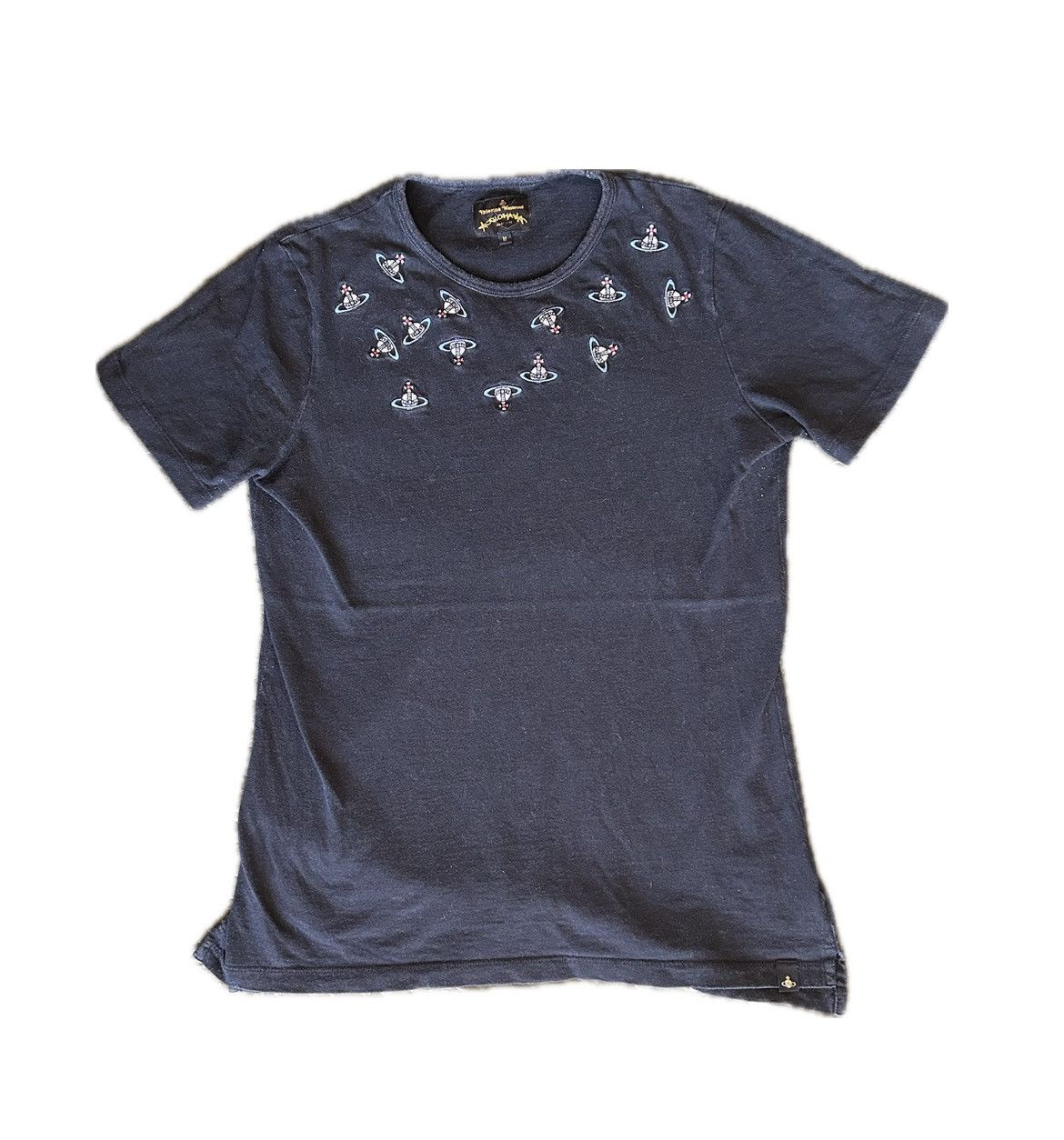 Vivienne Westwood VINTAGE FADED VIVIENNE WESTWOOD CRAZY ORB TEE Size US M / EU 48-50 / 2 - 1 Thumbnail