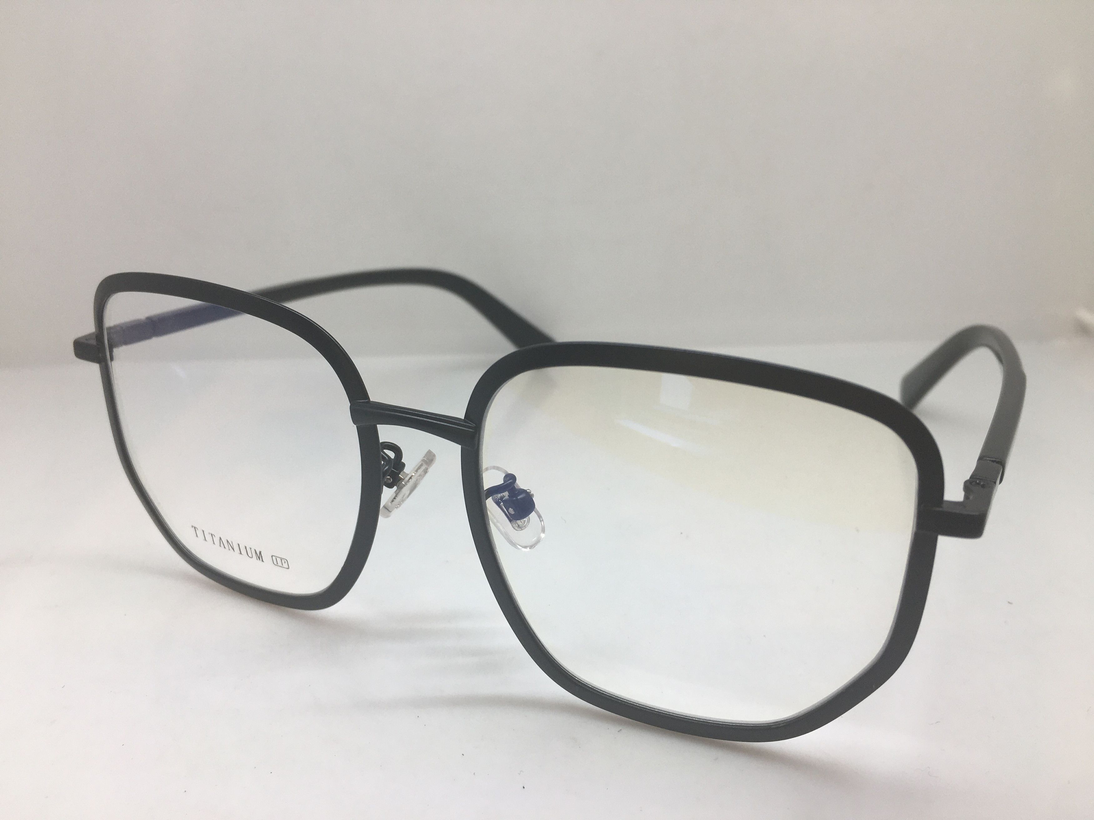 Other Oversize Black Titanium ROCKABILLY Eyeglasses Frame Size ONE SIZE - 3 Thumbnail