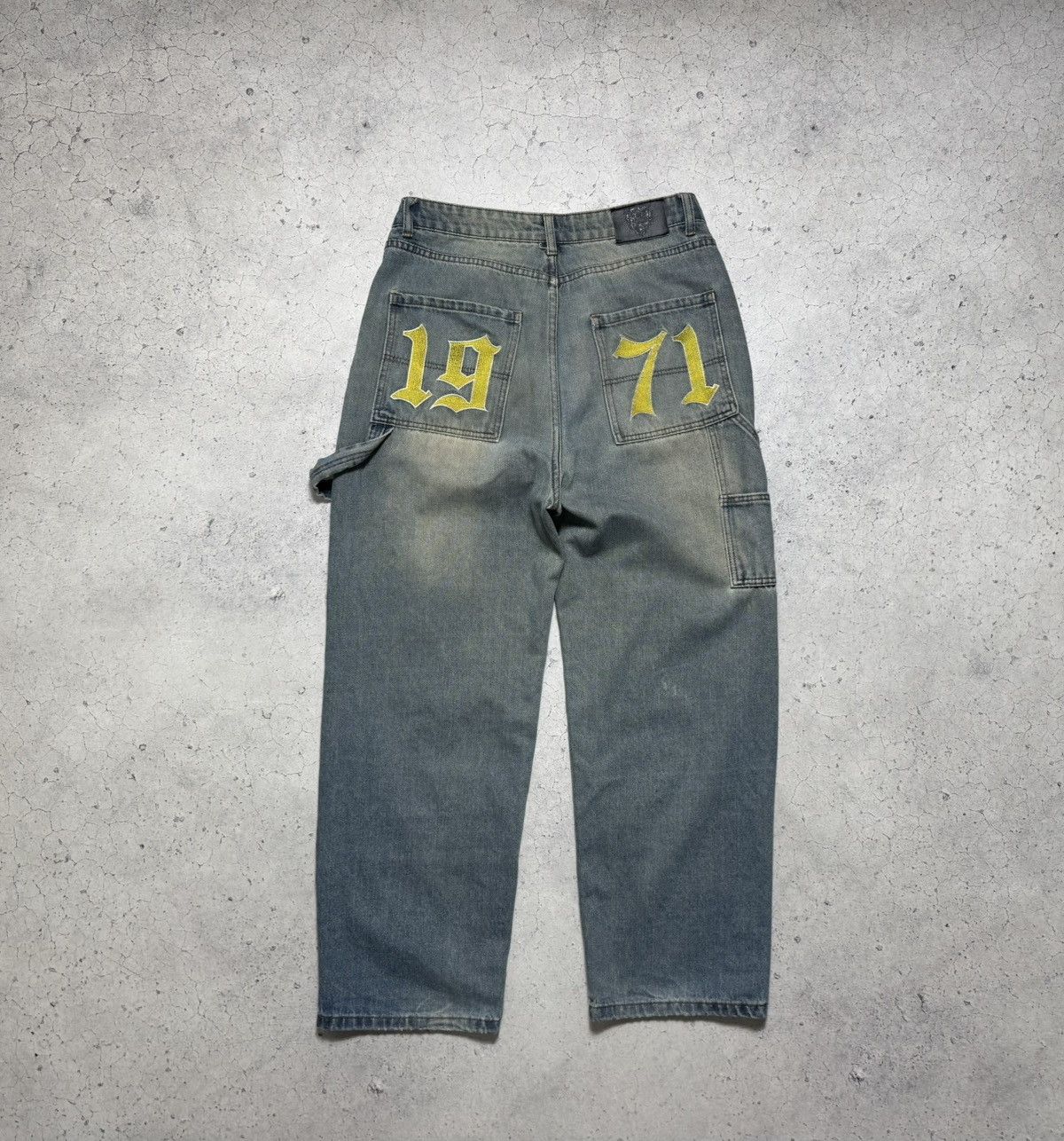 Ed Hardy Ed Hardy 1971 Big Logo Denim Jeans Rap Size M Size US 32 / EU 48 - 1 Thumbnail