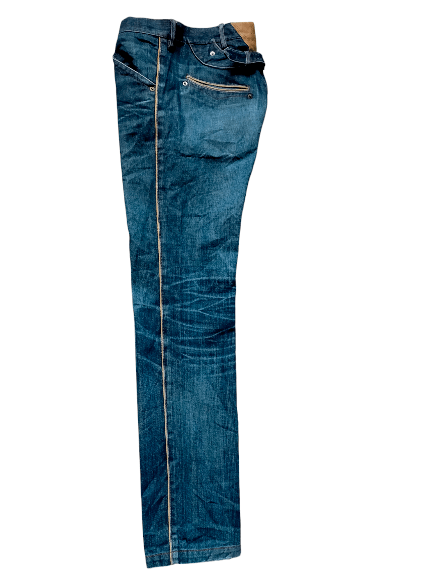 Jean Paul Gaultier Jean Paul Gaultier Buckle Back Denim Pants Size US 30 / EU 46 - 17 Thumbnail