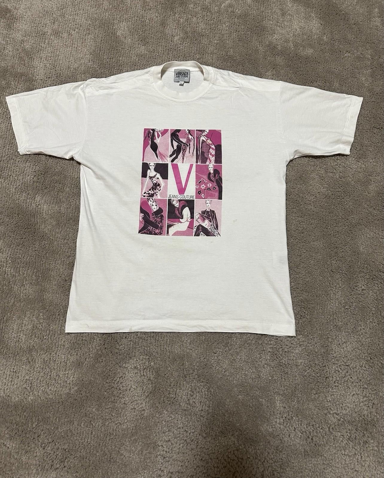 Versace Jeans Couture Vintage 1990's Versace Jeans Couture T-shirt Medusa Logo M Size US M / EU 48-50 / 2 - 1 Thumbnail
