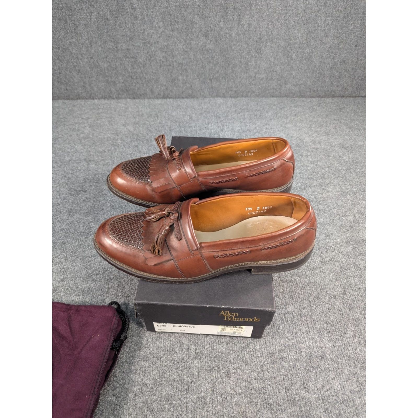 Allen Edmonds Allen Edmonds Cody Kiltie Tassel Weave Loafer Brown 10.5 D USA Vintage Mens Dress Oxford Slip On Leather Size US 11 / EU 44 - 6 Thumbnail