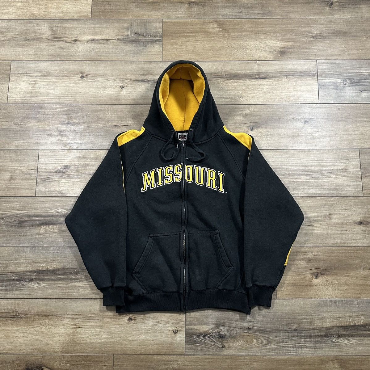 Colosseum Athletics Vintage 90s Missouri Tigers Mizzou Zip Up Jacket Size US XL / EU 56 / 4 - 1 Thumbnail
