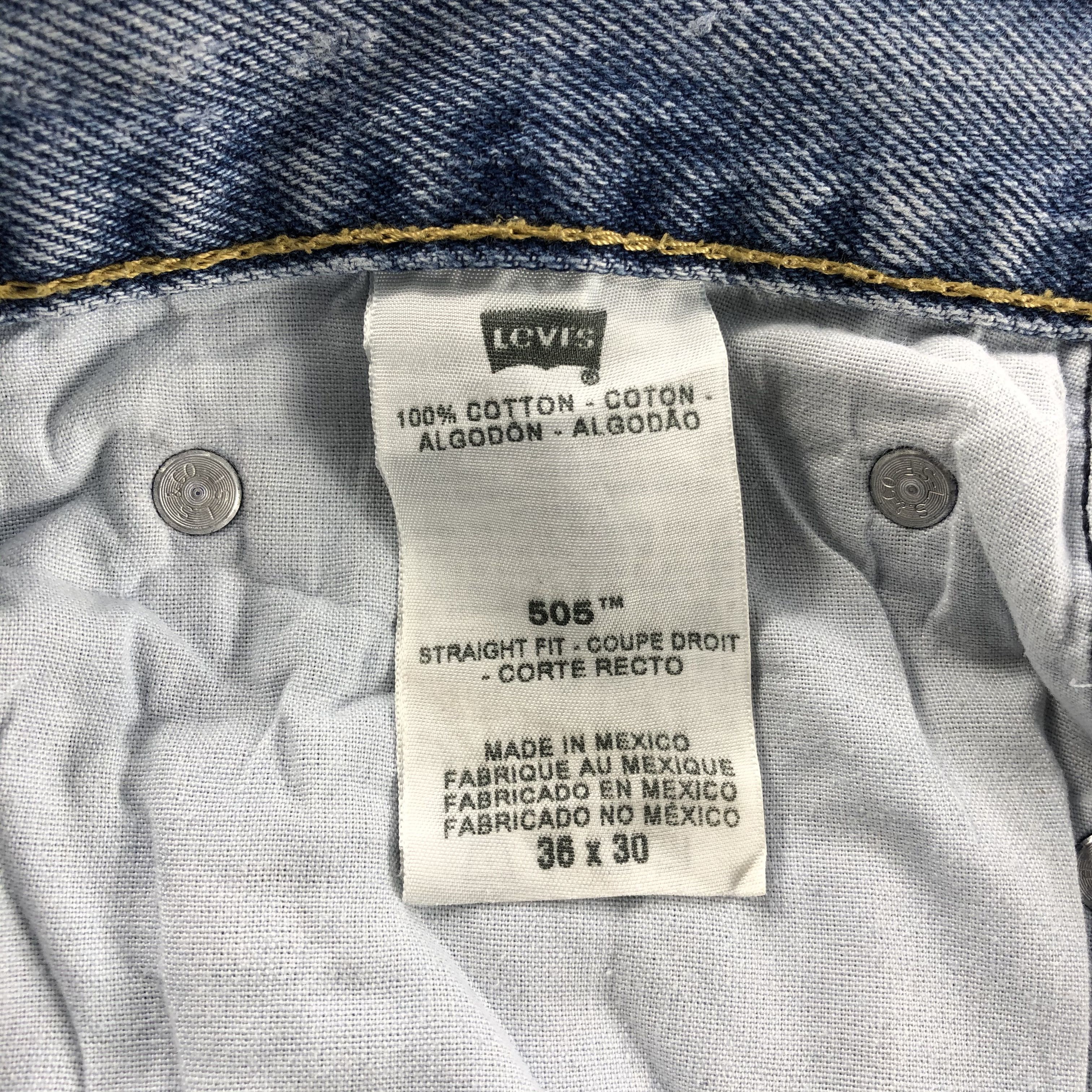 Levi's Light Wash Vintage Levis 505 Jeans-J1179 Size US 37 - 10 Thumbnail