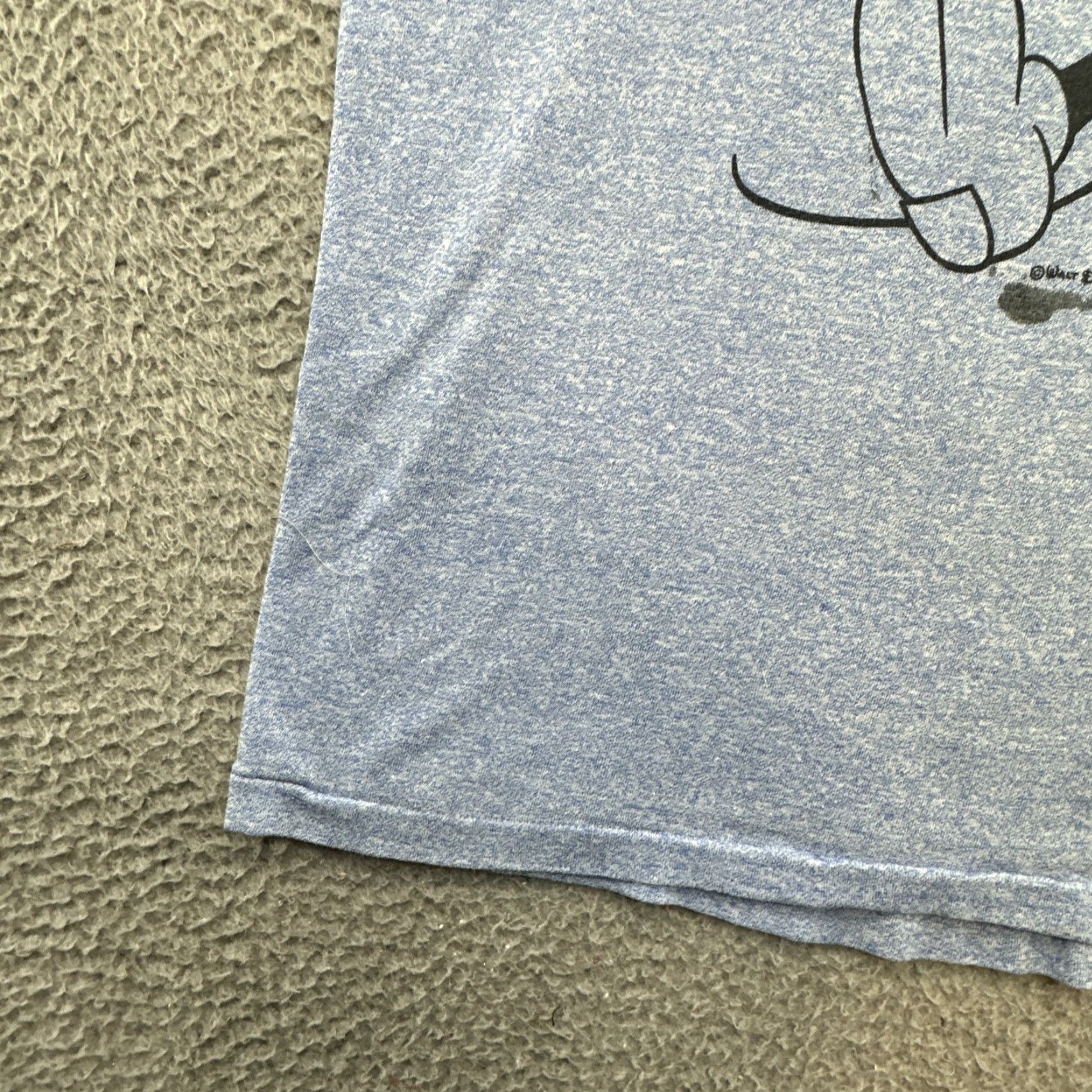Disney VINTAGE Mickey Mouse Walt Disney Cartoon Cute Classic Ringer T-shirt XL Blue Unisex Adult 70s 80s Graphic Tee Boys Girls Mens Womens Size US XL / EU 56 / 4 - 5 Thumbnail