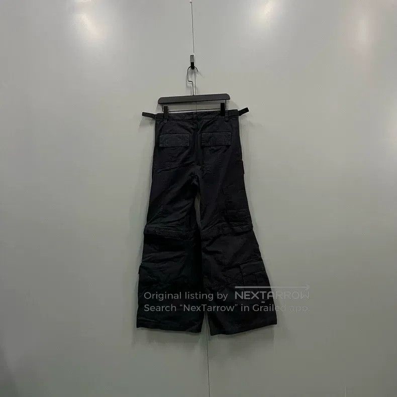Balenciaga Balenciaga size XS Black Flare Cargo Pants Size US 27 - 2 Thumbnail