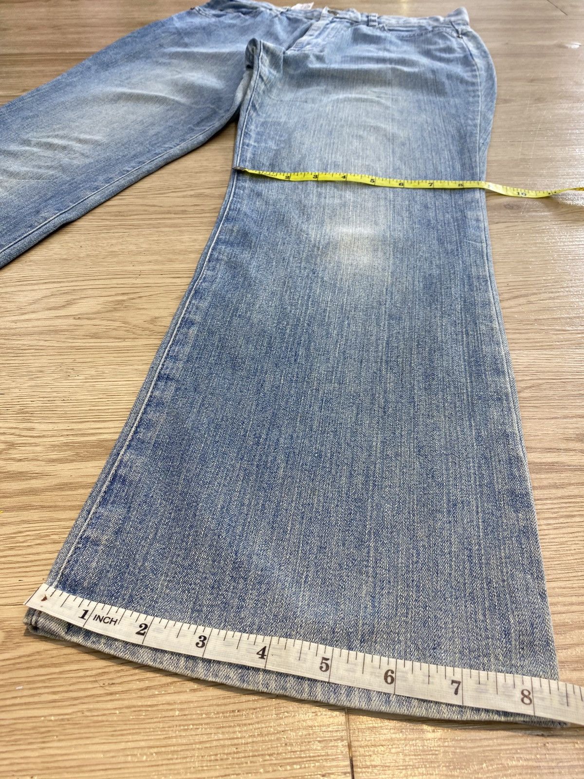 Japanese Brand Vintage GUH Japanese Brand Baggy Faded Denim Jeans Size US 30 / EU 46 - 12 Thumbnail