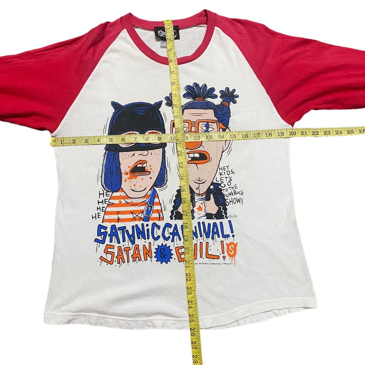 Seditionaries Satanic Carnival Raglan Shirt 'Lets Go Punk Rock Show!! Size US M / EU 48-50 / 2 - 7 Thumbnail