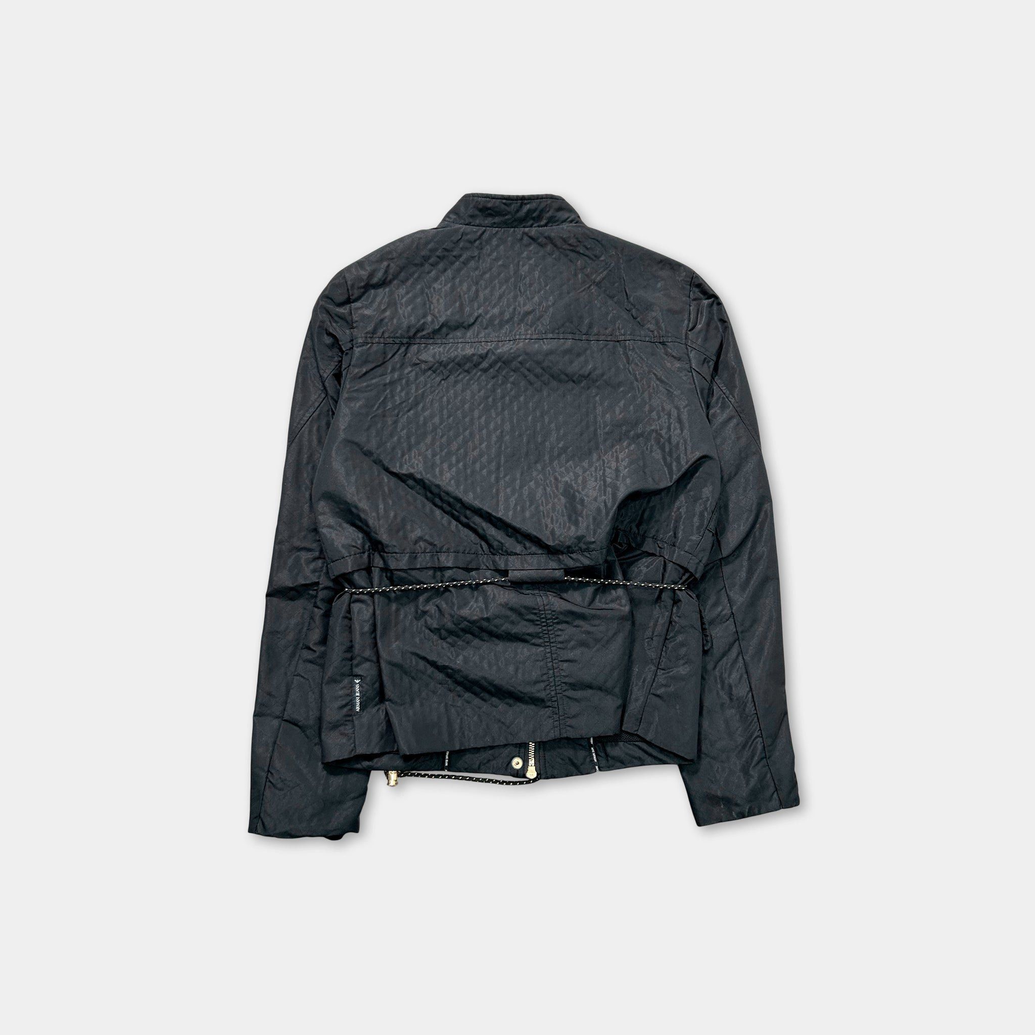 Armani Armani Jeans Black Nylon Light Jacket Size US S / EU 44-46 / 1 - 6 Thumbnail