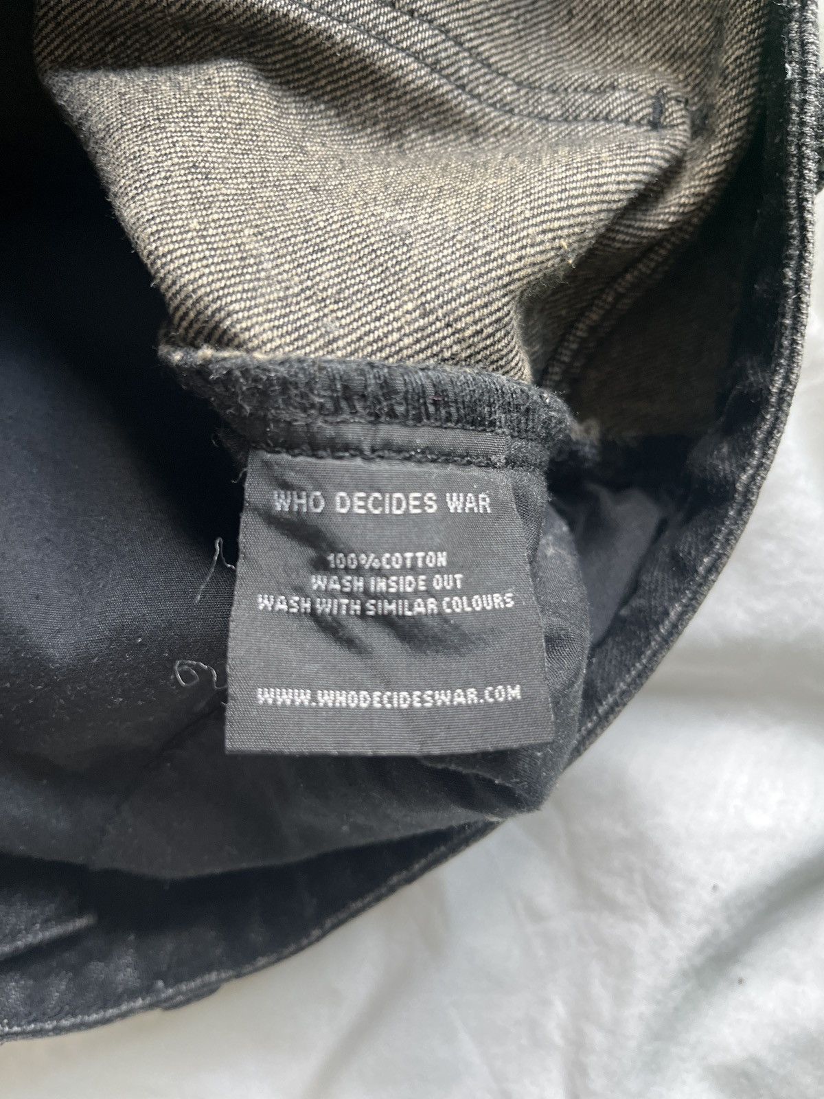 Who Decides War Who Decides War Snakeskin Patched Arch Mocha Denim Size US 32 / EU 48 - 8 Thumbnail