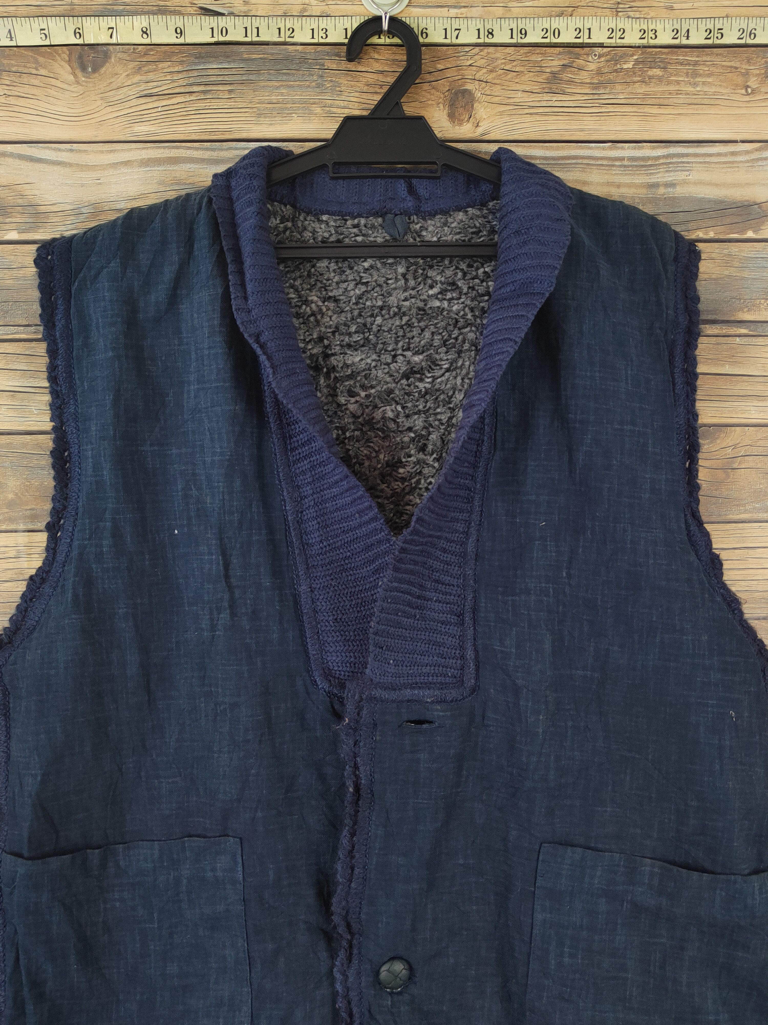 Other Vintage Collection Japanese Brand Navy Vests Size US L / EU 52-54 / 3 - 4 Thumbnail