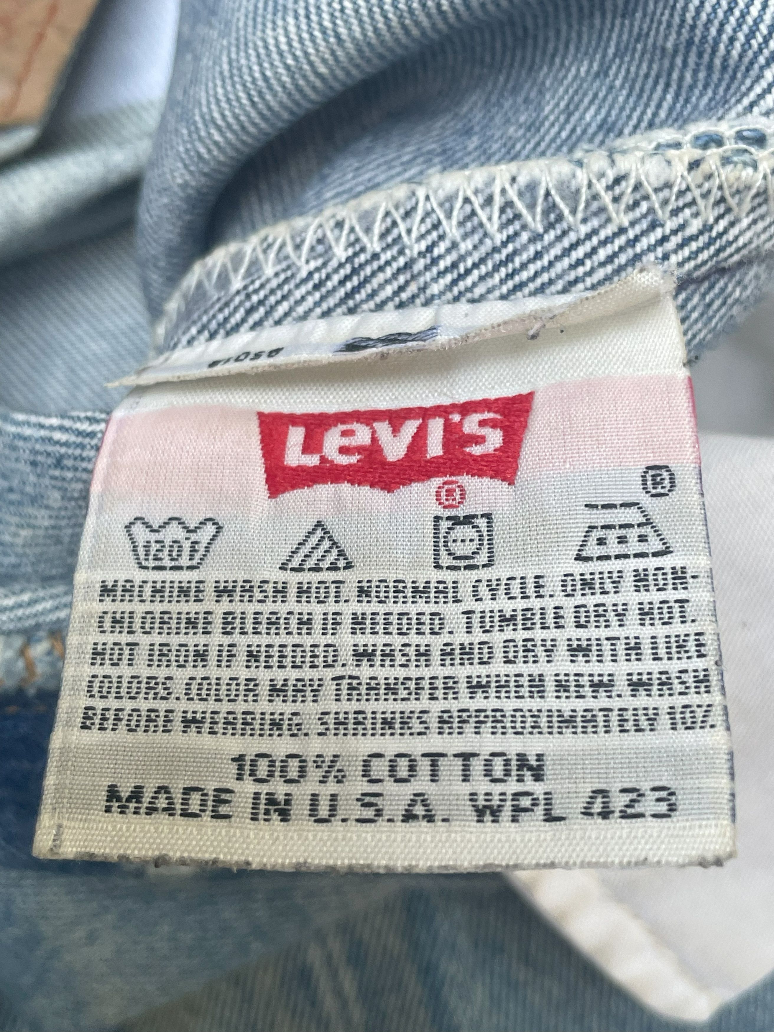 Levi's Vintage 1994 Levis 501 XX Distresed Size US 34 / EU 50 - 15 Thumbnail