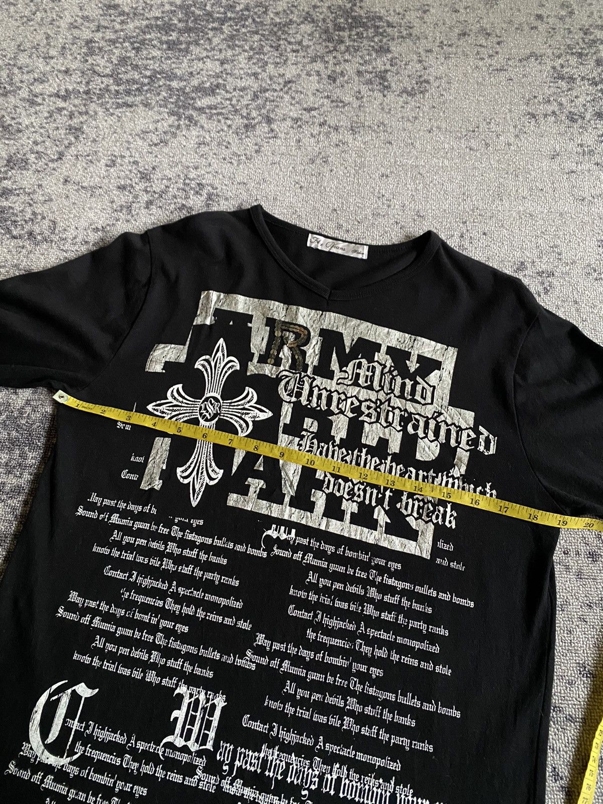 Japanese Brand Y2k Fly beans ifsixwasnine cross longsleeve Size US L / EU 52-54 / 3 - 9 Thumbnail