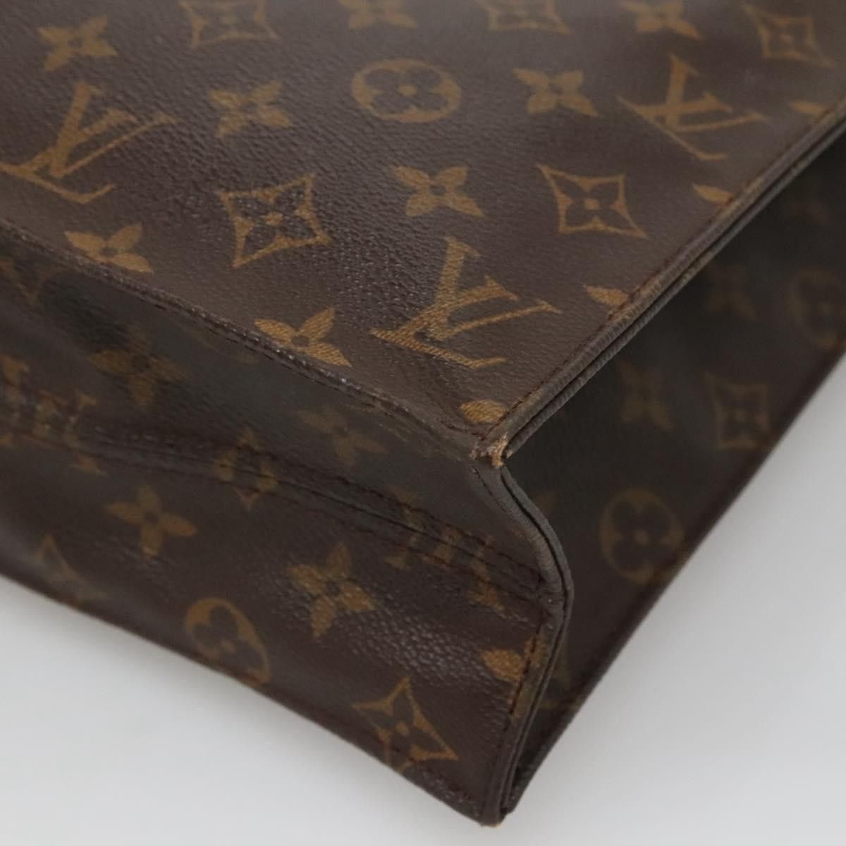 Louis Vuitton LOUIS VUITTON Monogram Sac Plat Hand Bag M51140 Size ONE SIZE - 15 Thumbnail