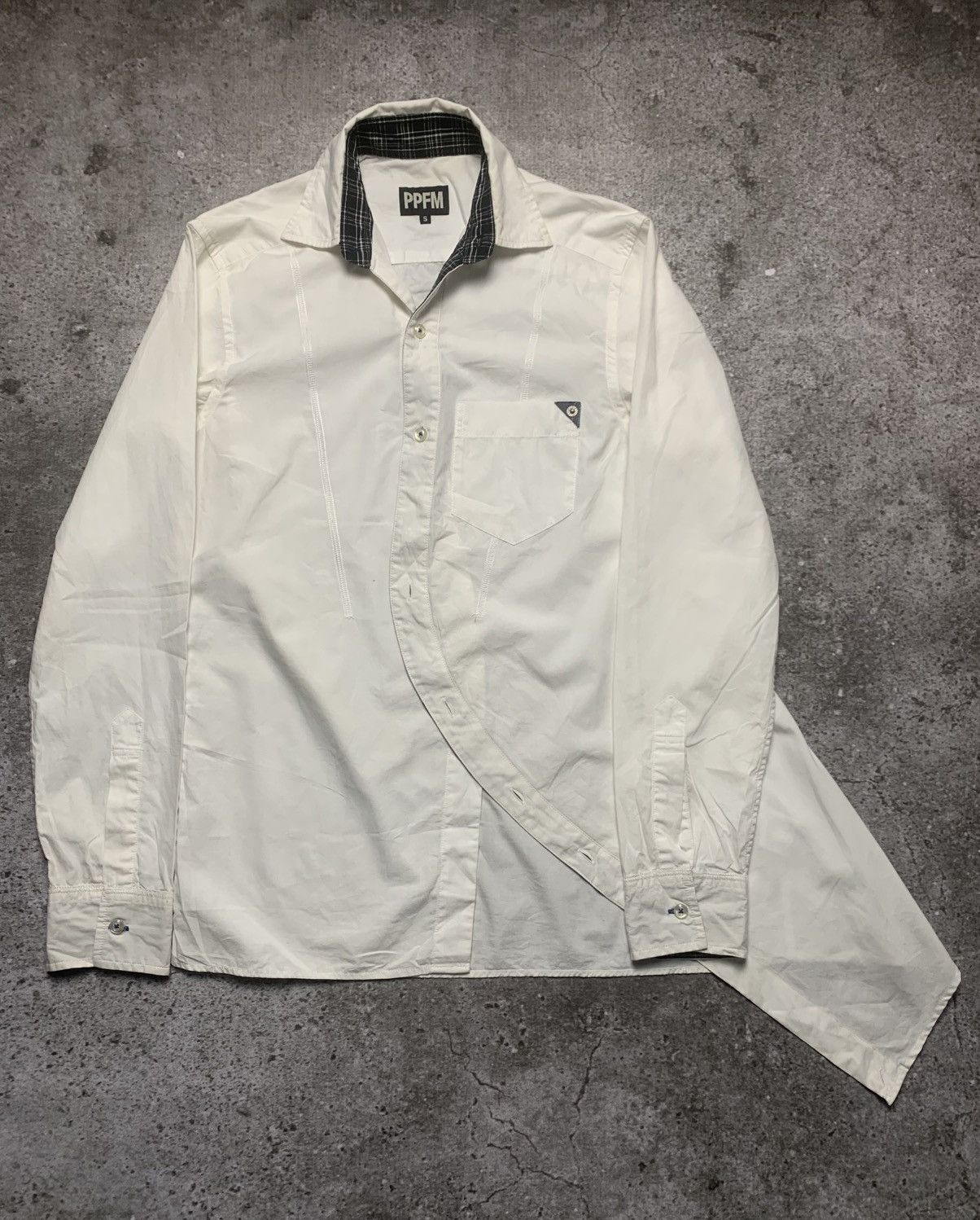 PPFM Asymetric PPFM SHIRT JAPANESE BRAND Size US S / EU 44-46 / 1 - 1 Thumbnail