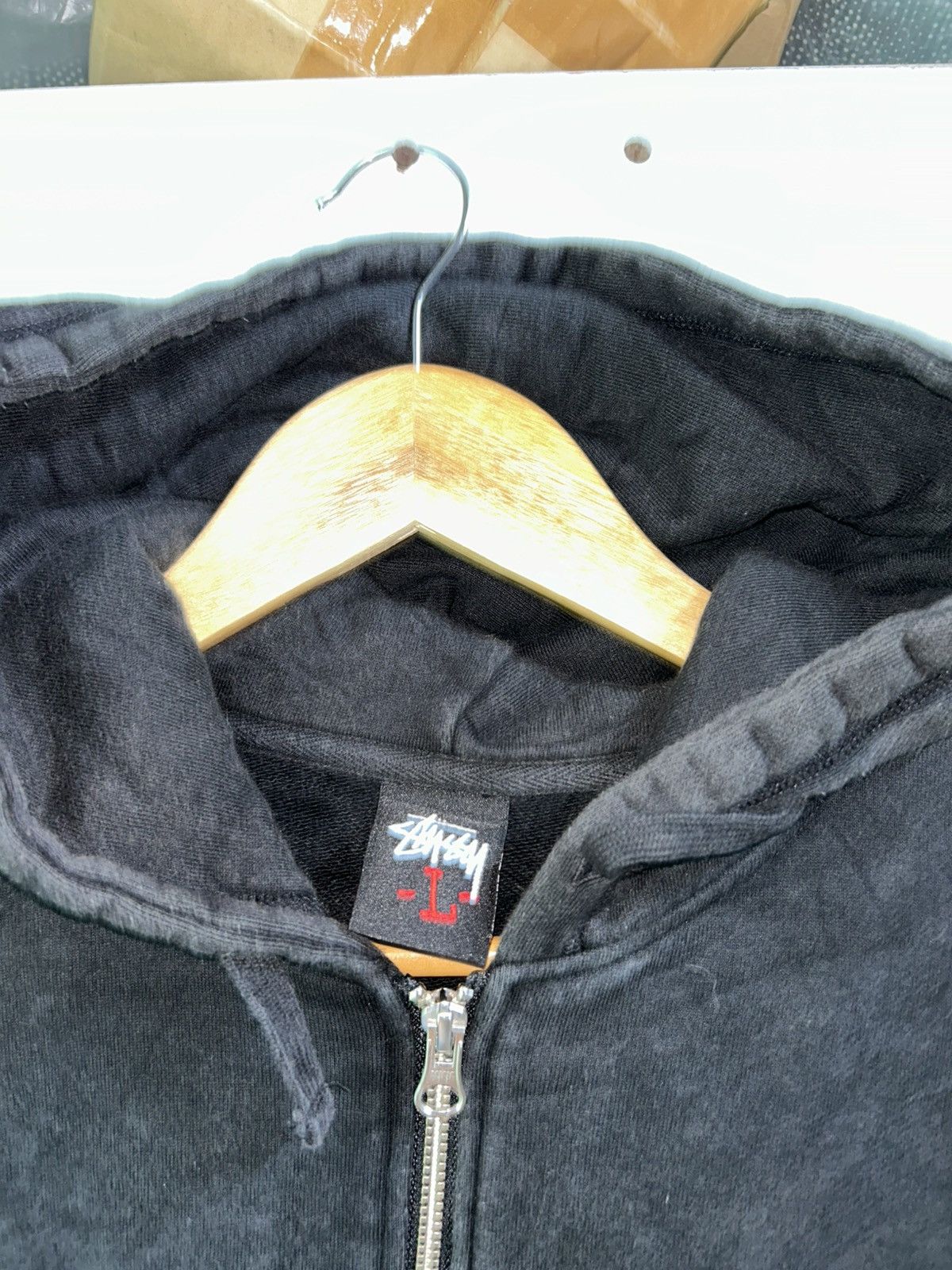 Stussy Basic Logo Zip Up Hoodie Size US L / EU 52-54 / 3 - 12 Thumbnail