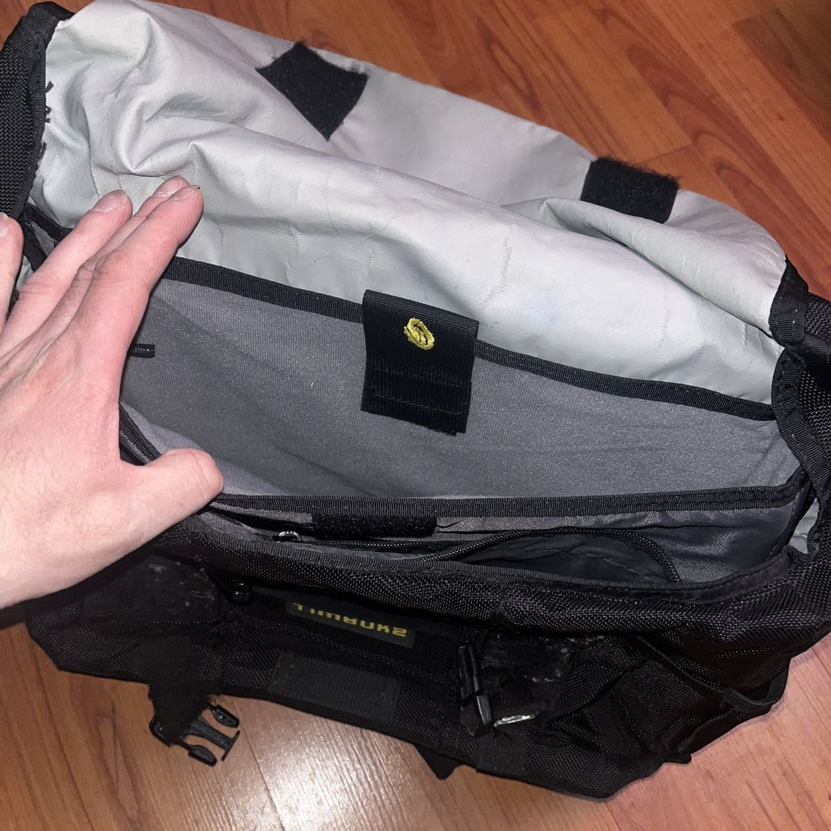 Vintage Timbuk2 Black Messenger Bag Y2K 00’s Size ONE SIZE - 6 Thumbnail