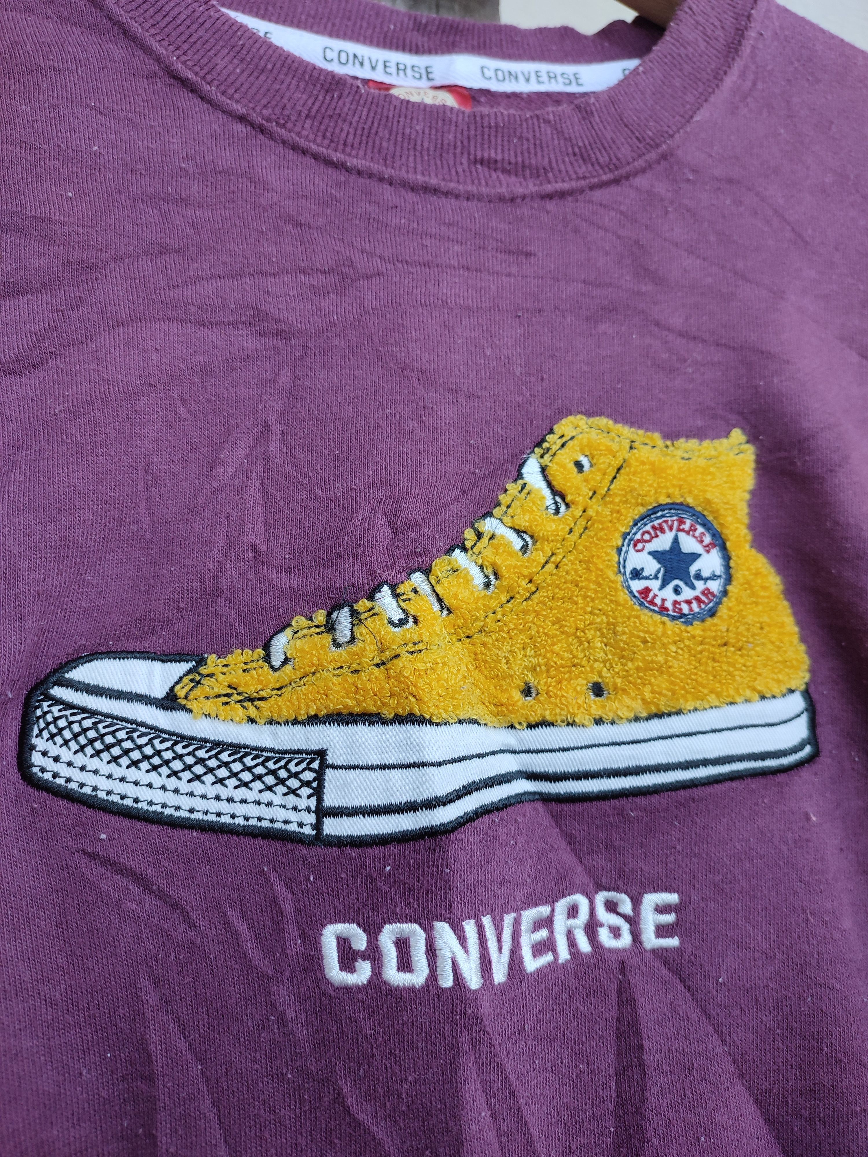 Converse × Vintage Vintage Converse Design Embroidery Sweatshirt Size US M / EU 48-50 / 2 - 3 Thumbnail