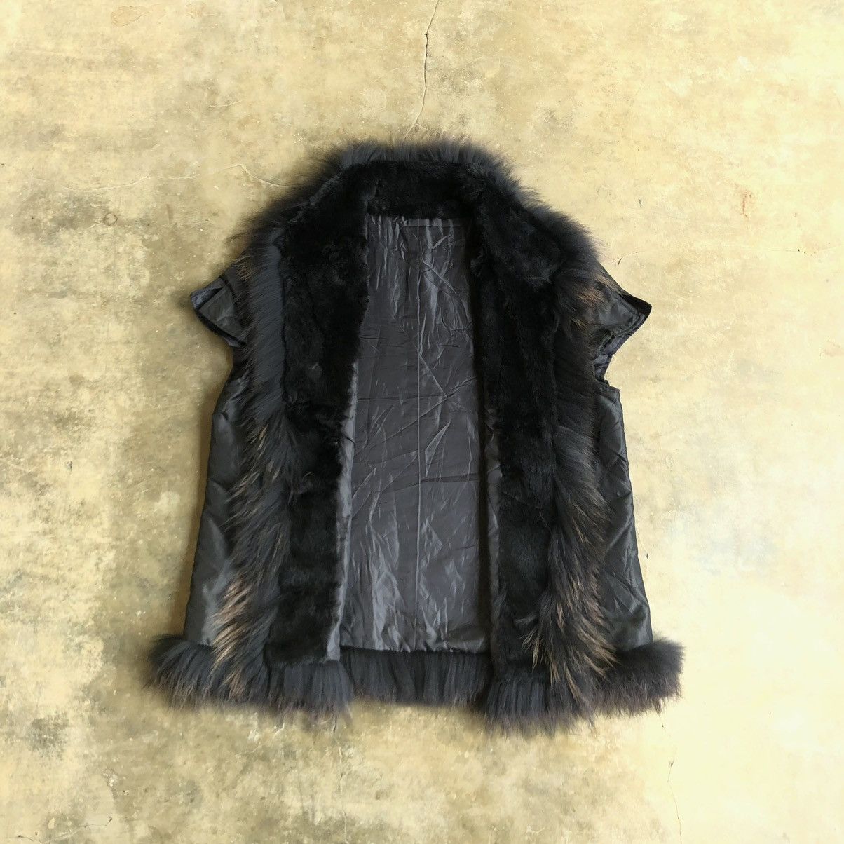 14th Addiction 2000s Japanese Brand Fur Vest Jacket Vkei Gothic Grunge Size US L / EU 52-54 / 3 - 11 Thumbnail