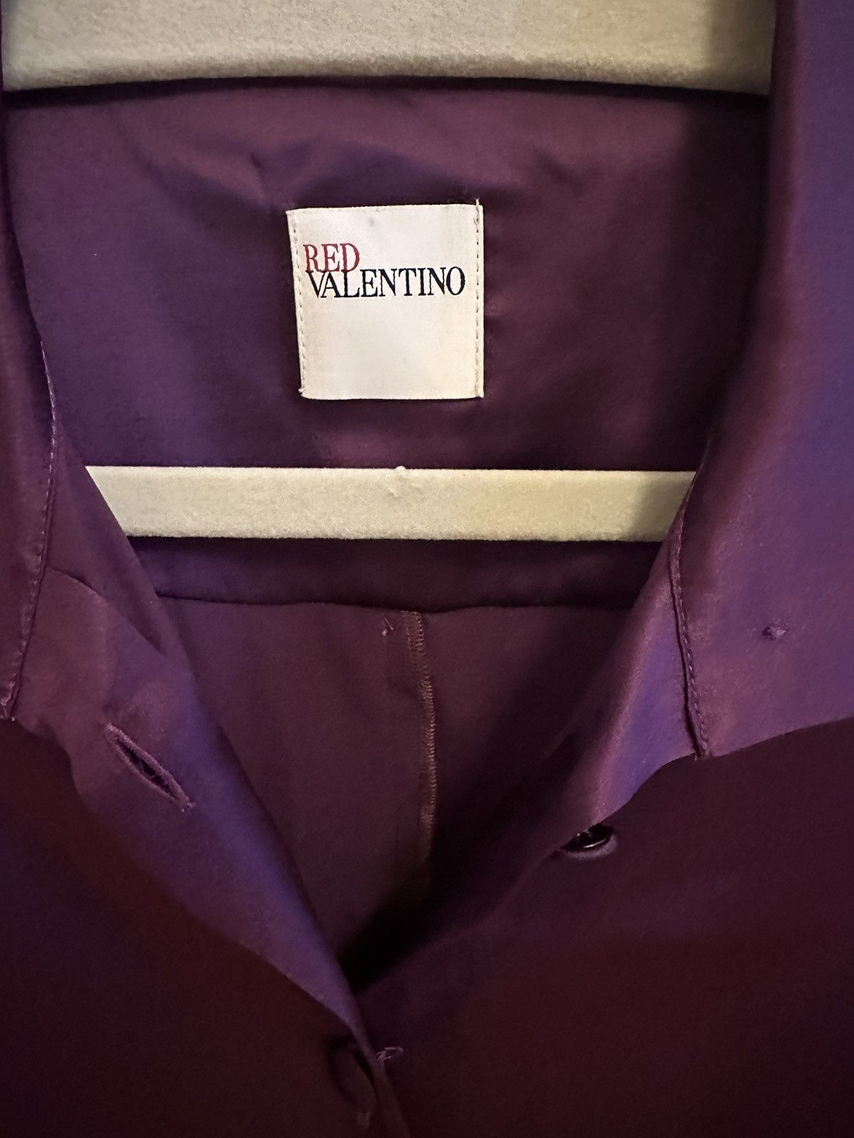 RED Valentino Silk purple RED Valentino blouse Size S / US 4 / IT 40 - 2 Thumbnail
