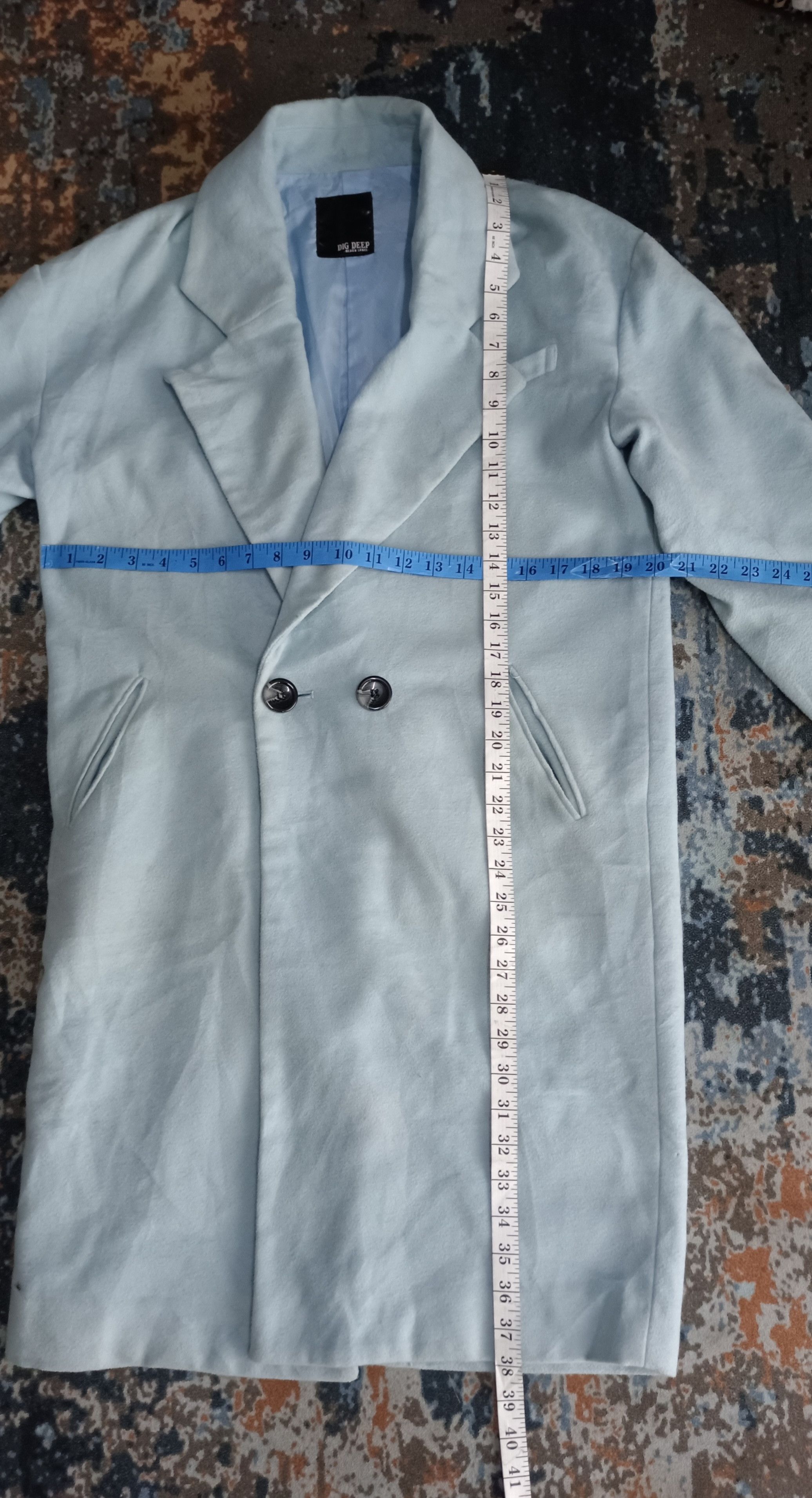 Dig Deep Vintage🇯🇵 Dig Deep Black Label Trench Coat Wool Jacket Size US M / EU 48-50 / 2 - 13 Thumbnail