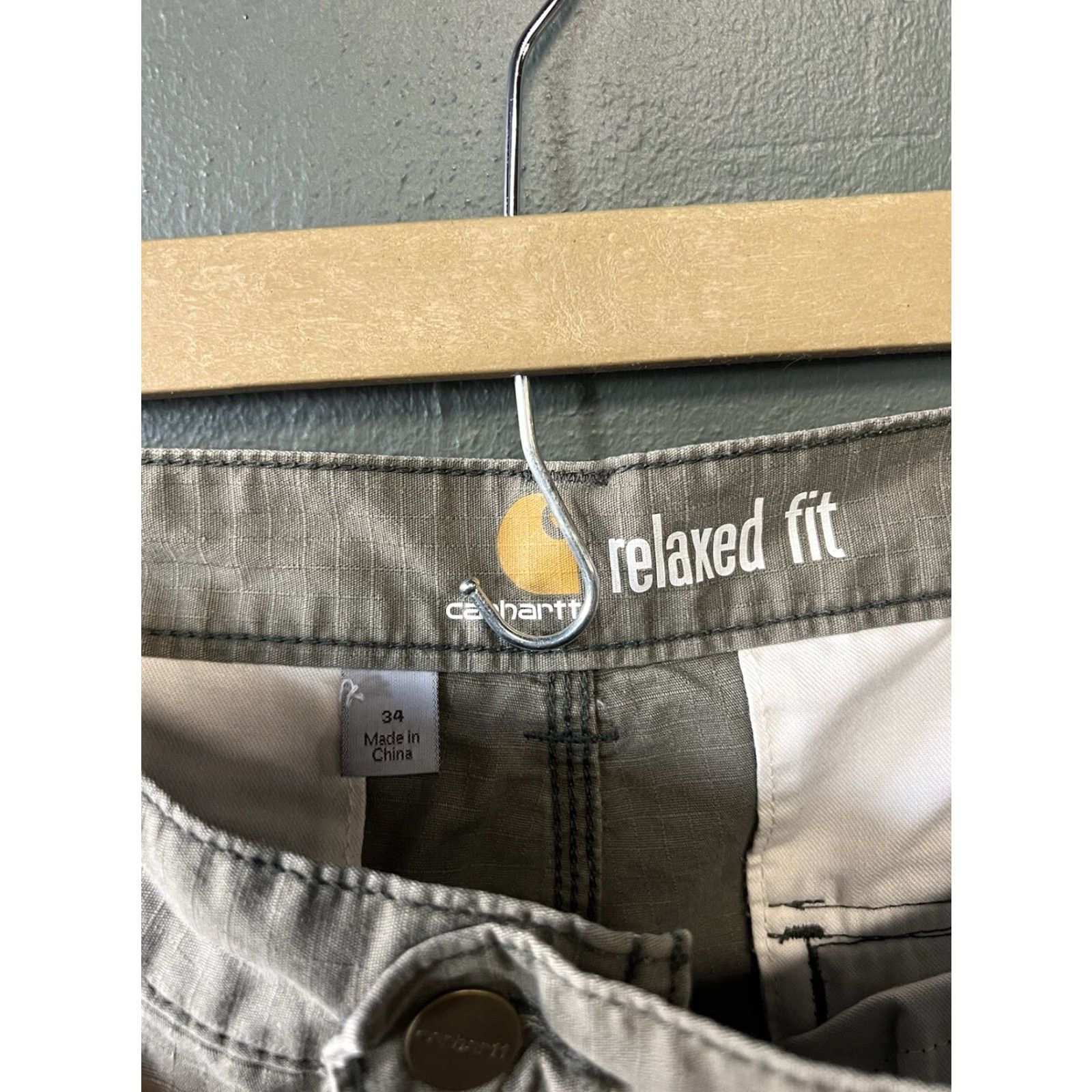 Carhartt Carhartt Mens Green Relaxed Fit Chino Shorts Size 34 Size US 34 / EU 50 - 3 Thumbnail