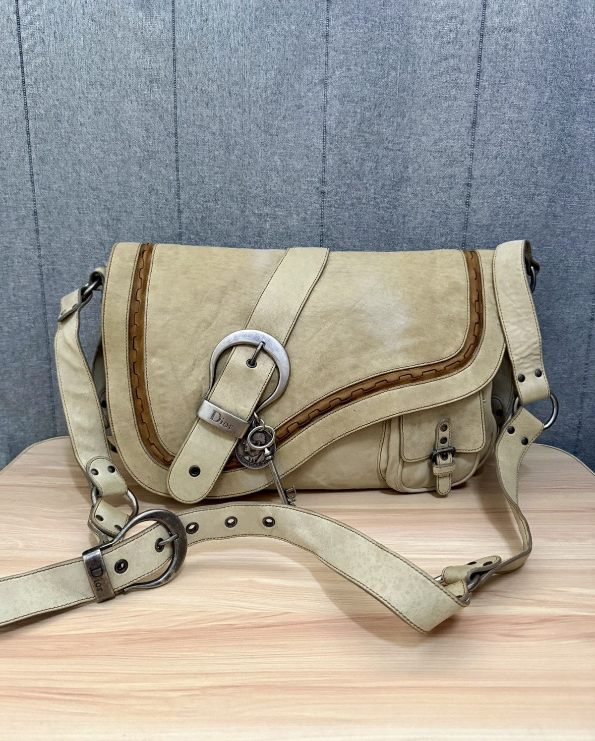 ショルダーバッグ Dior Gaucho Saddle Bag by John Galliano Christian Dior, the Gaucho it-bag by John Galliano