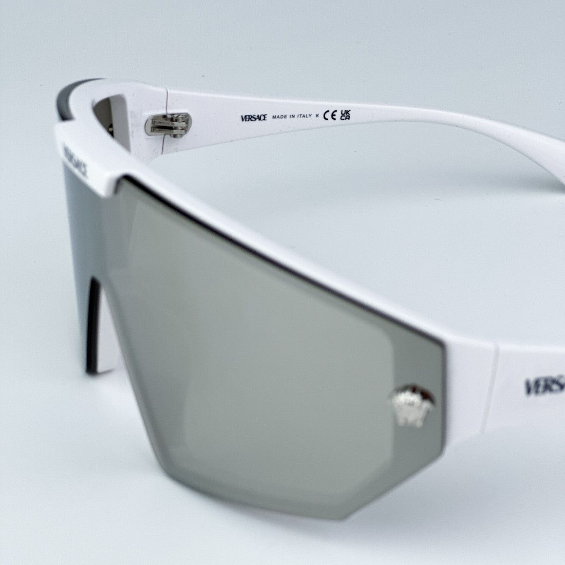 Versace NEW Versace VE4461 314/87 Silver Detachable Lens Sunglasses Size ONE SIZE - 7 Thumbnail
