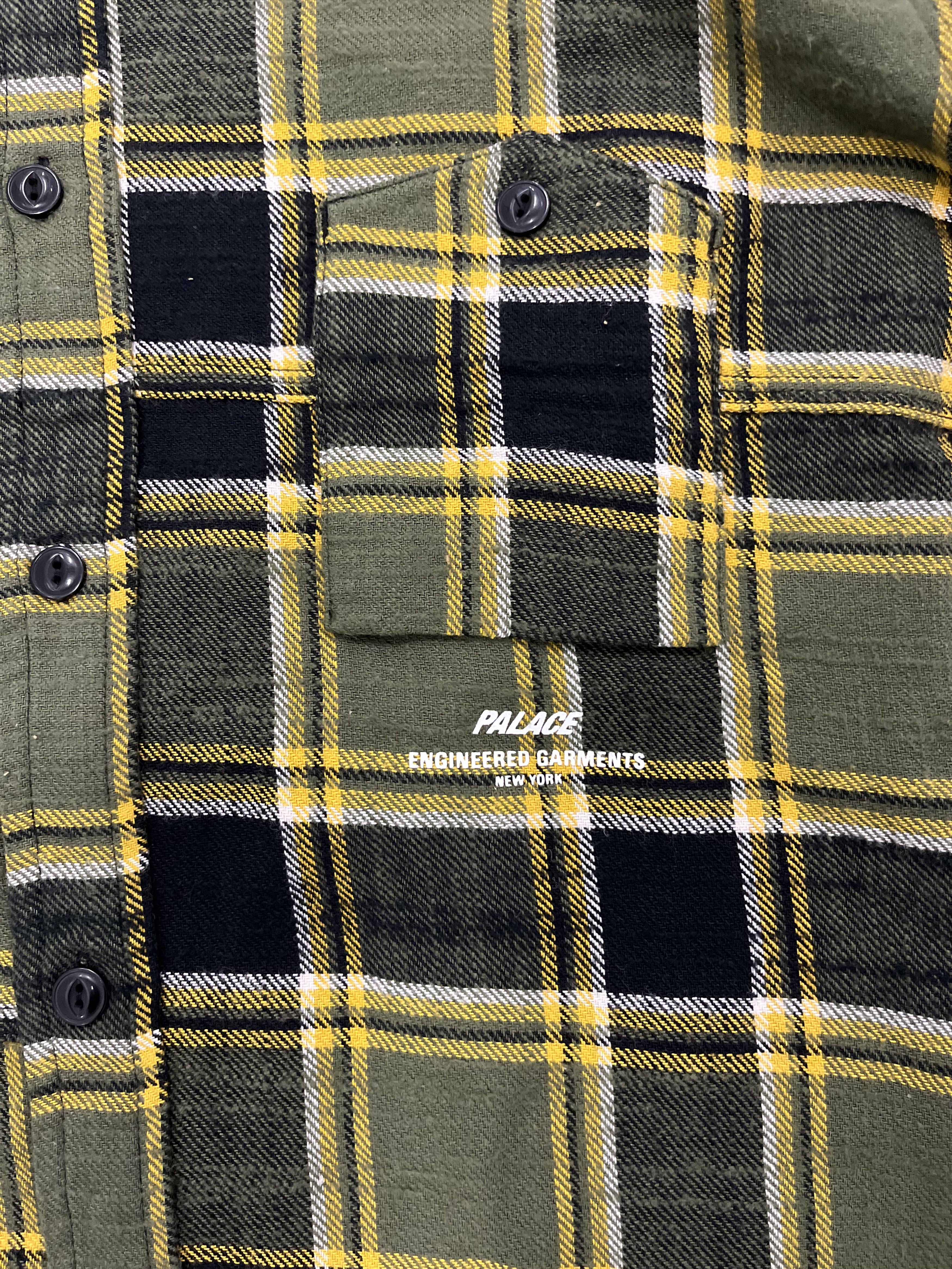 Palace Palace x Engineered Garments Panel Check Work Shirt XL Size US XL / EU 56 / 4 - 7 Thumbnail