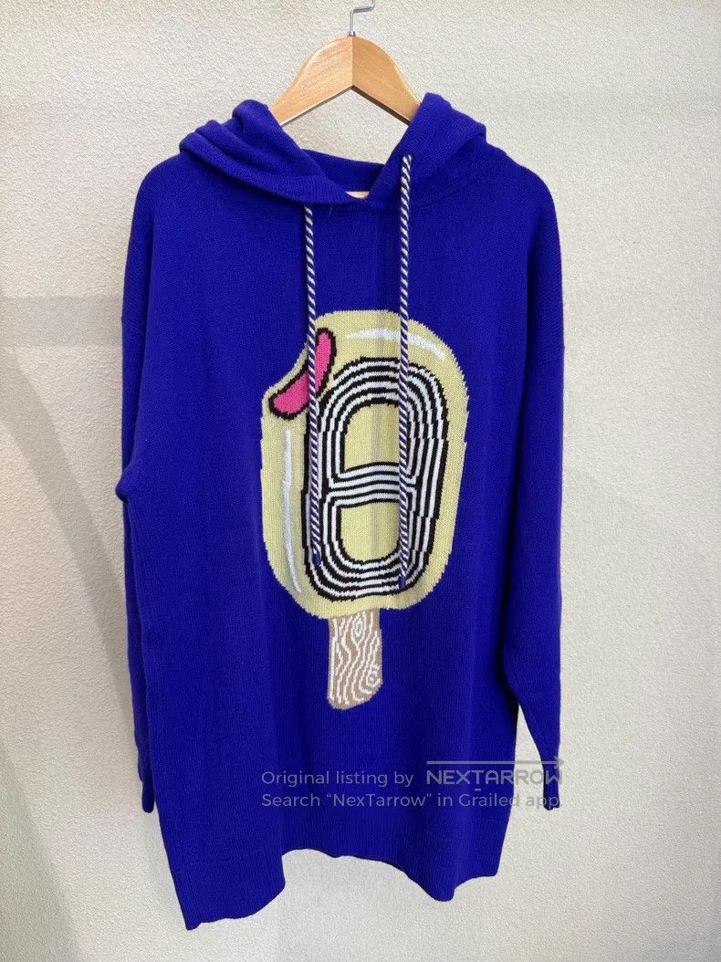 Hermes Hermes Pig nose ice cream cashmere hooded sweater Size XS / US 0-2 / IT 36-38 - 1 Thumbnail