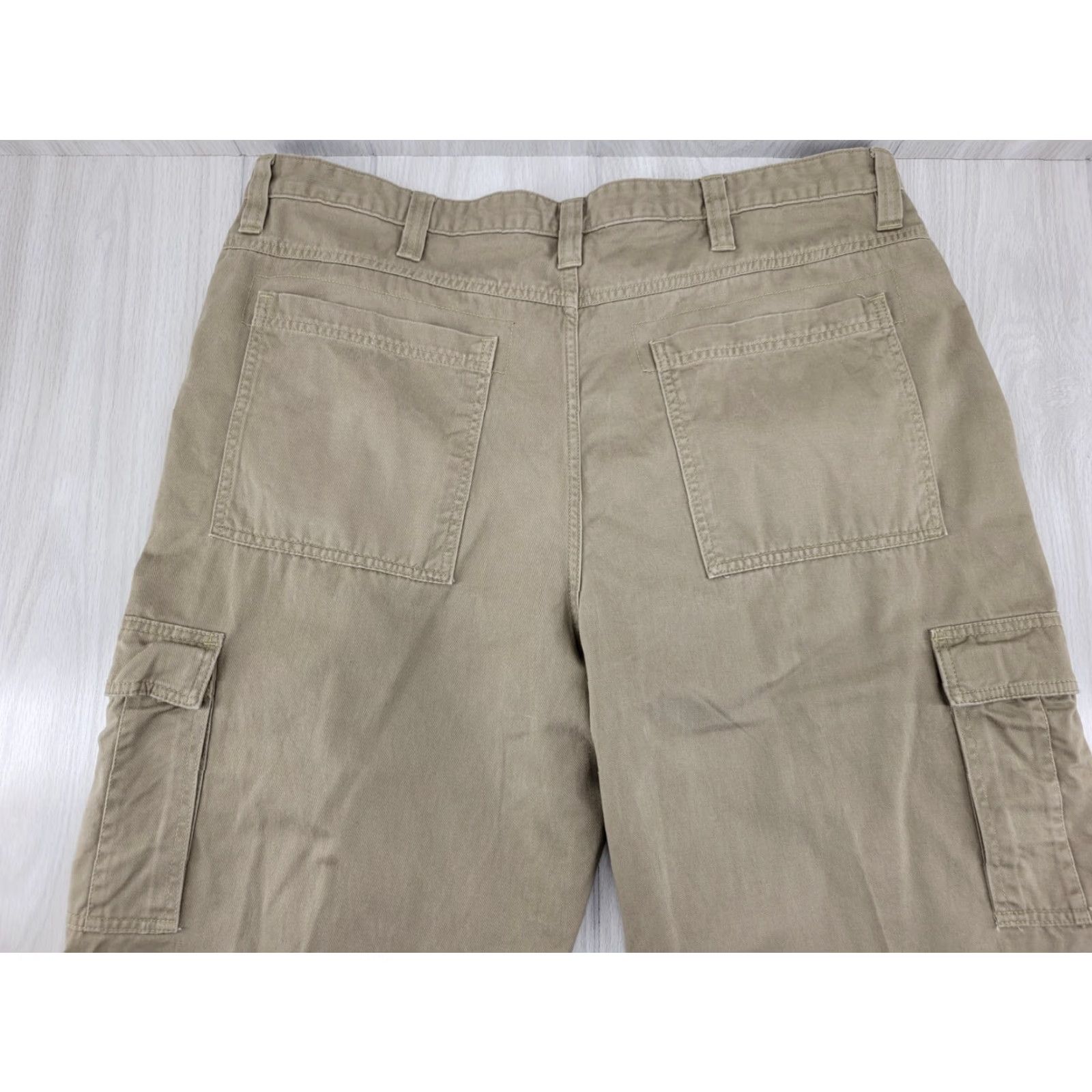 Wrangler VINTAGE Wrangler Pants Mens 40 Beige Hero Cargo Outdoors 100% Cotton Work 70LEWBH 40x32 Size US 40 / EU 56 - 7 Thumbnail