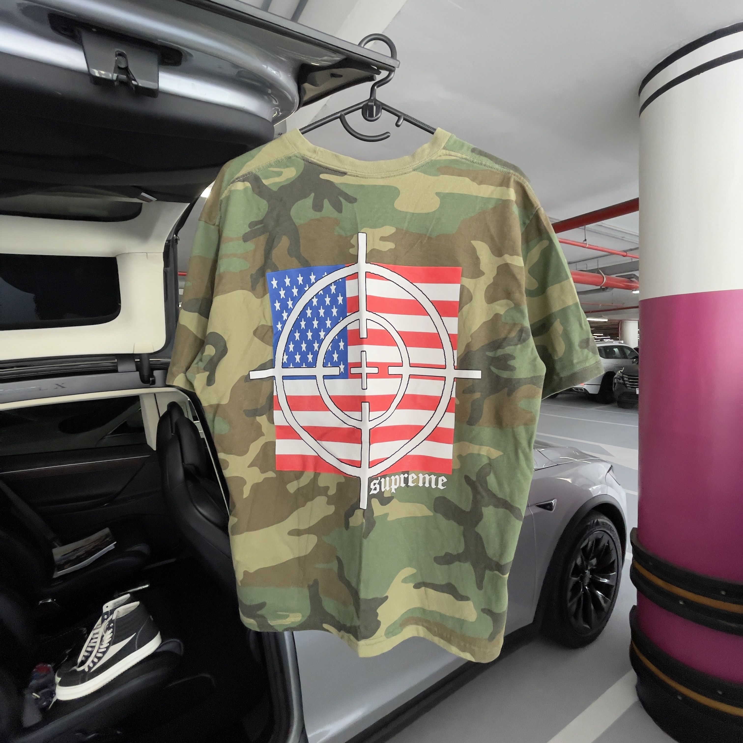 Supreme Supreme tiger camo pocket tee | Grailed