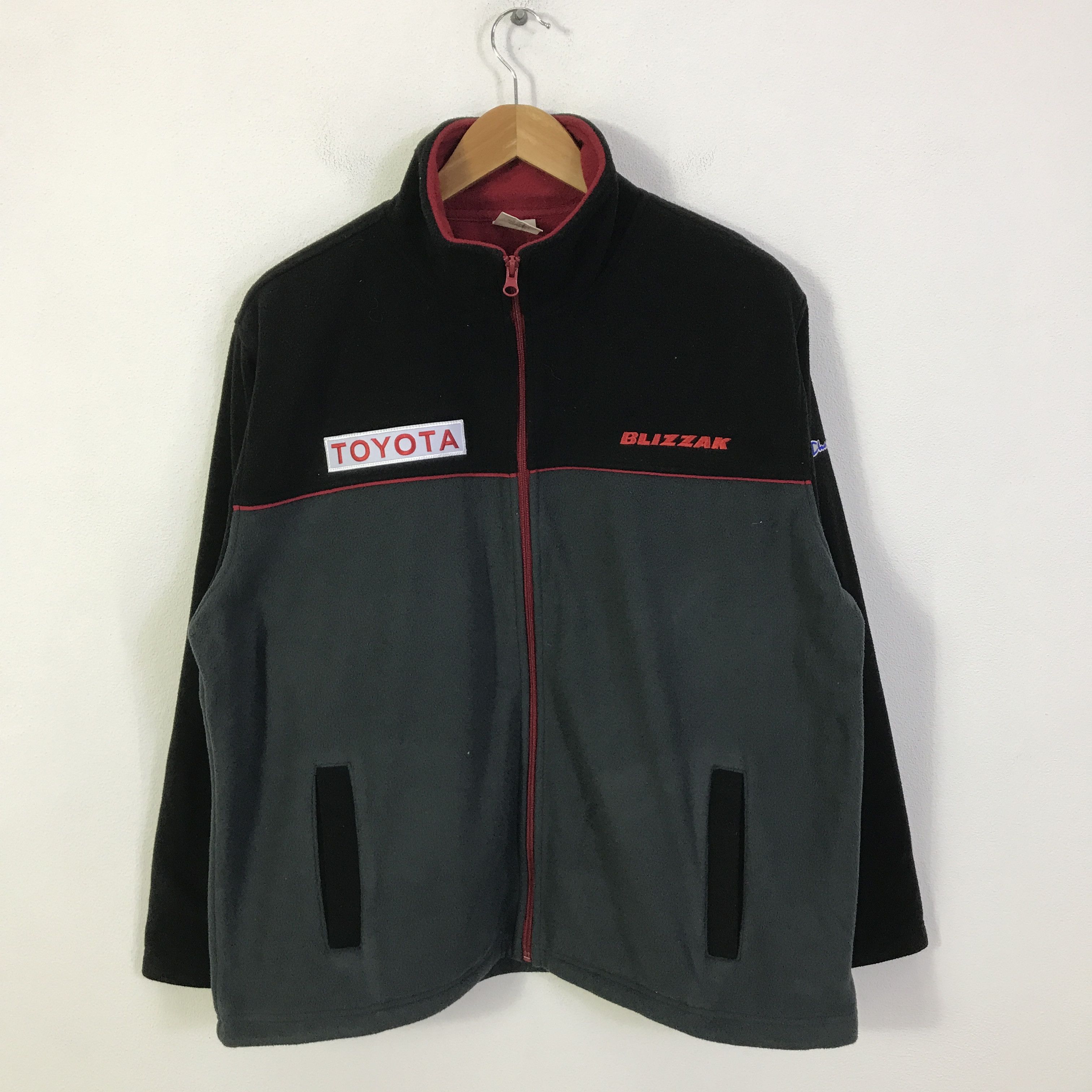 Champion Vintage Toyota X Bridgestone Fleece Jacket K101B16 Size US XL / EU 56 / 4 - 1 Thumbnail