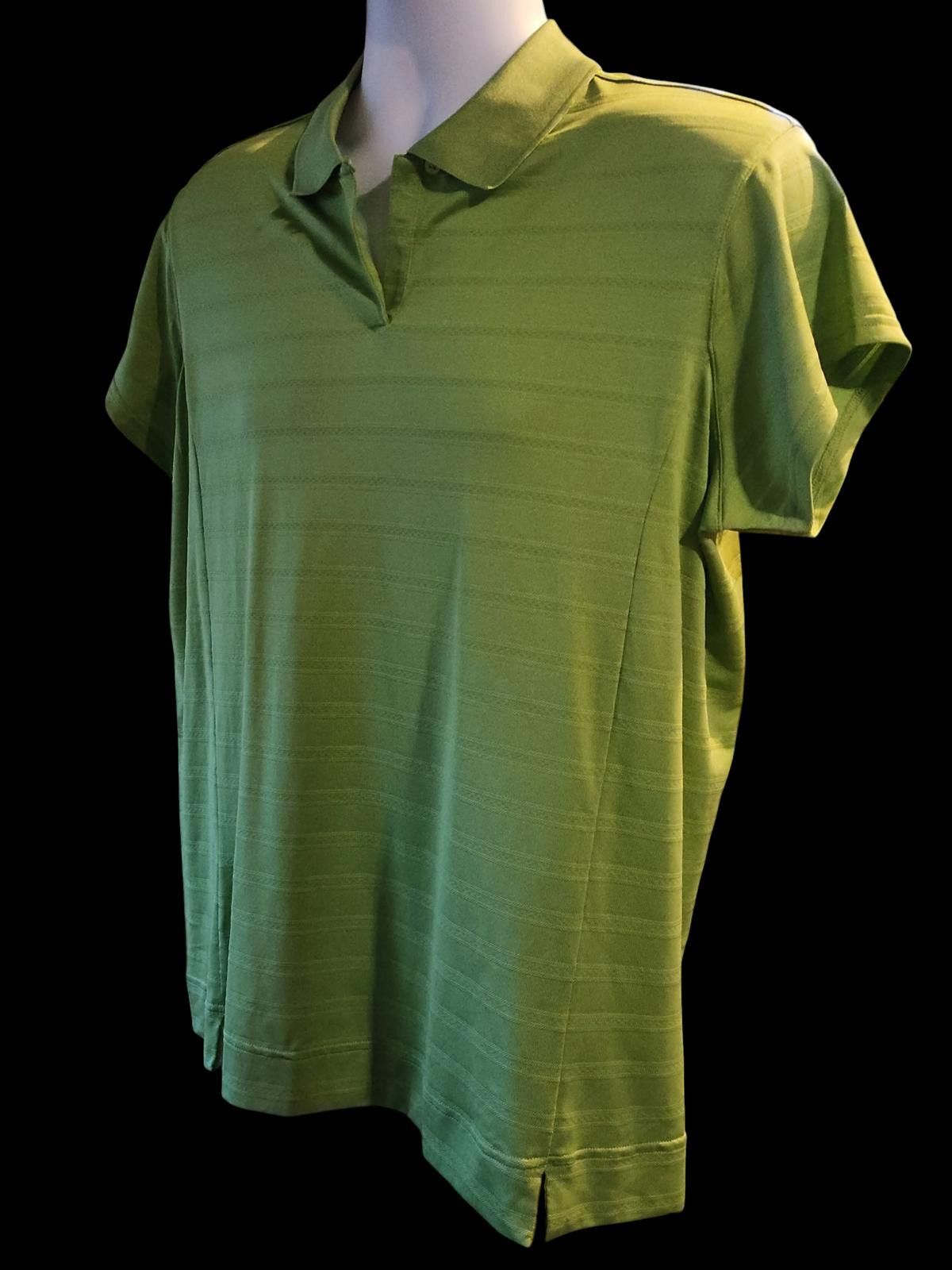 Adidas Adidas Men's Light Green Polo Shirt Size XL Size US XL / EU 56 / 4 - 4 Thumbnail