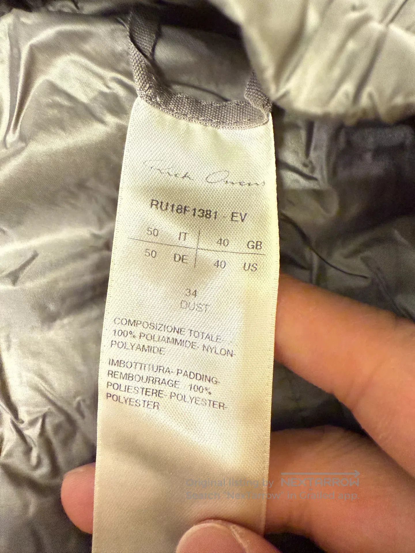 Rick Owens rick owens nylon padded zip pants. Size US 40 / EU 56 - 3 Thumbnail