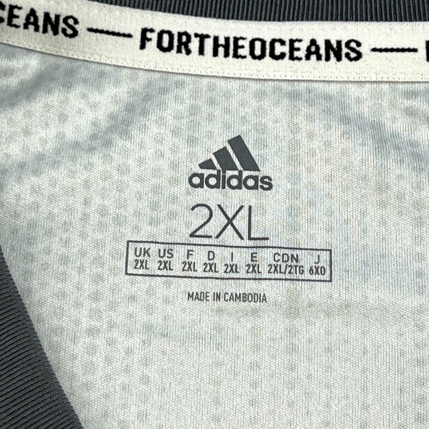Adidas adidas Bayern Munich 2018 2019 Third Football Jersey Mens 2XL Shirt Gray Short Sleeve Pullover Size US XXL / EU 58 / 5 - 7 Thumbnail