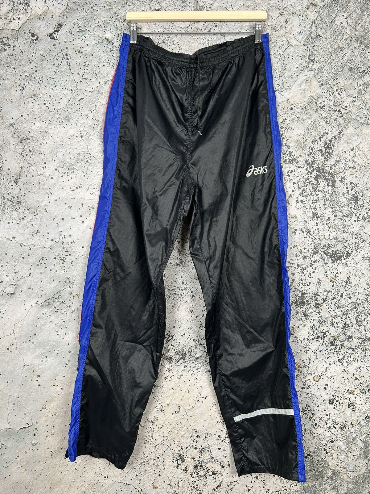 Asics Vintage Asics Sweatpants Nylon Gorpcore Drill Streetwear 90s Size US 36 / EU 52 - 1 Thumbnail