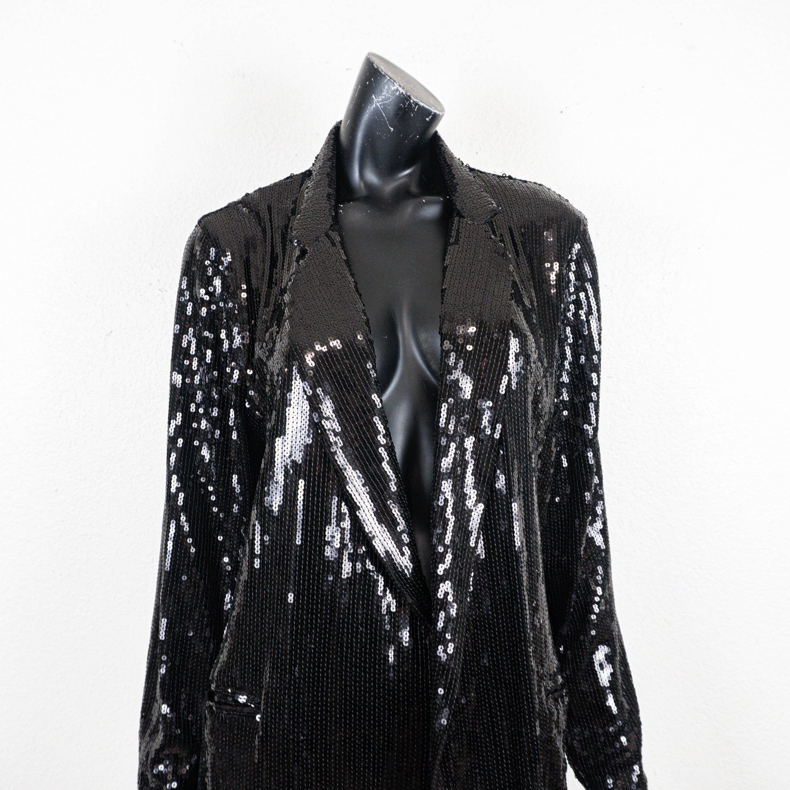 Other RIPLEY RADER Black Sequin Oversized Blazer Jacket size 3(M) Size M / US 6-8 / IT 42-44 - 5 Thumbnail
