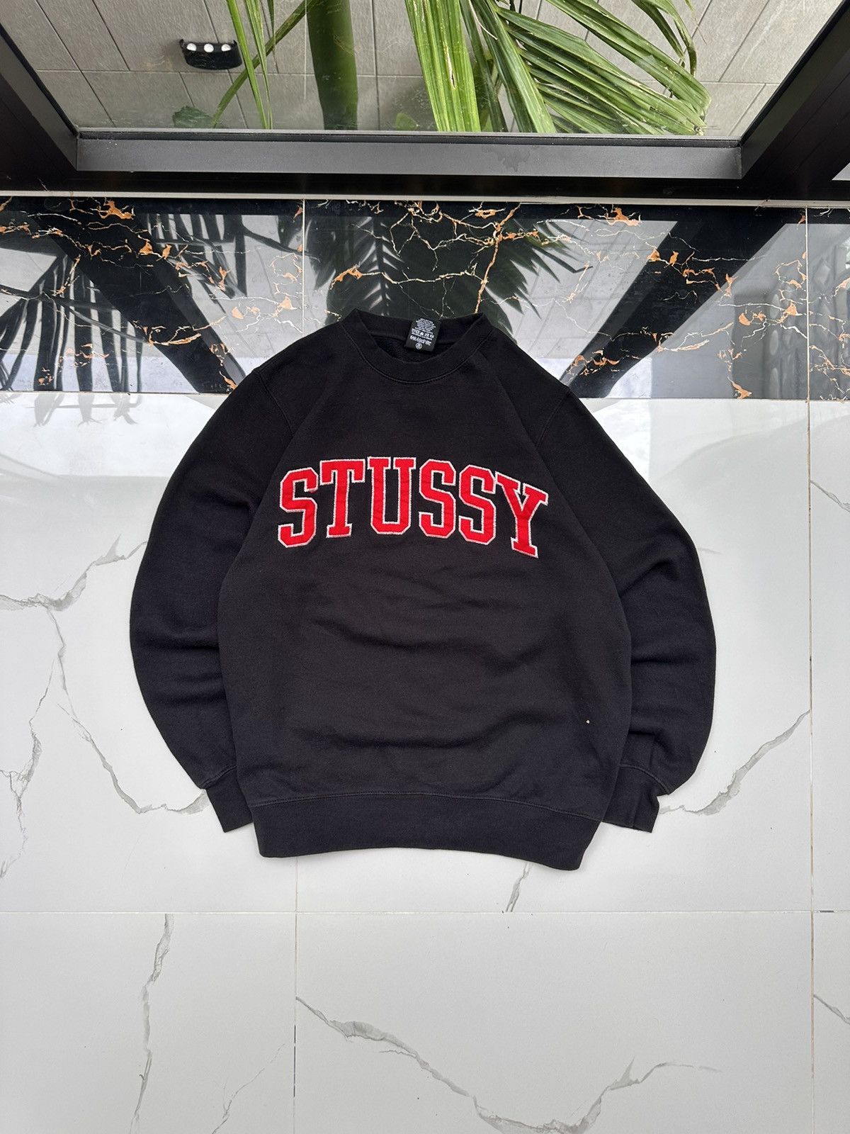 Stussy × Vintage STUSSY VINTAGE BIG LOGO STREETWEAR SWEATSHIRT Size US S / EU 44-46 / 1 - 2 Thumbnail