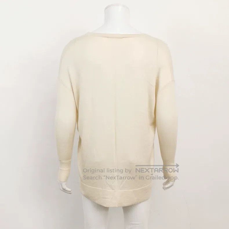 The Row The Row Velvet blend solid V-neck long-sleeve sweater Size XS / US 0-2 / IT 36-38 - 2 Thumbnail