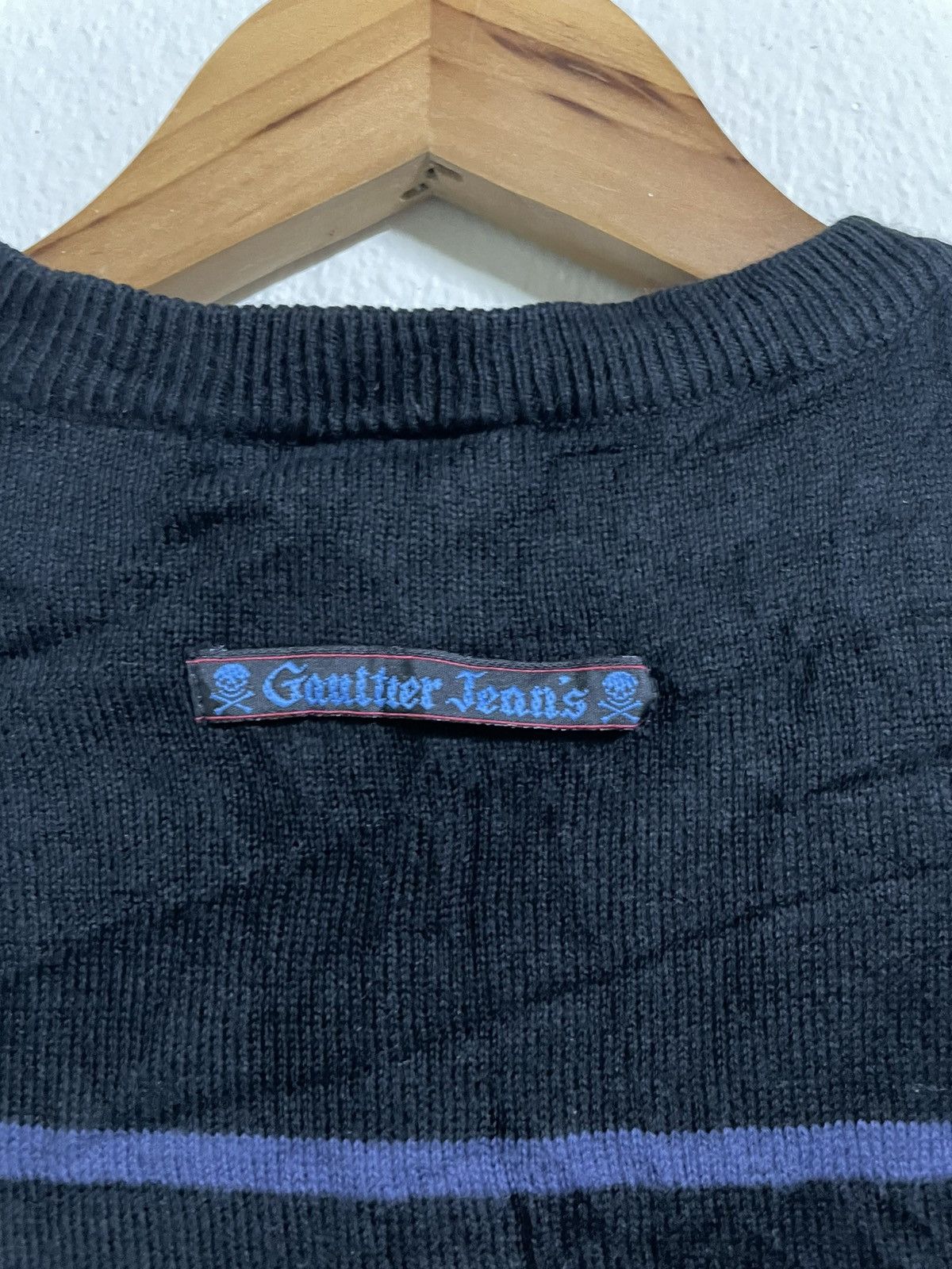 Jean Paul Gaultier Gaultier Jeans Pull Laine Noir Size S / US 4 / IT 40 - 8 Thumbnail