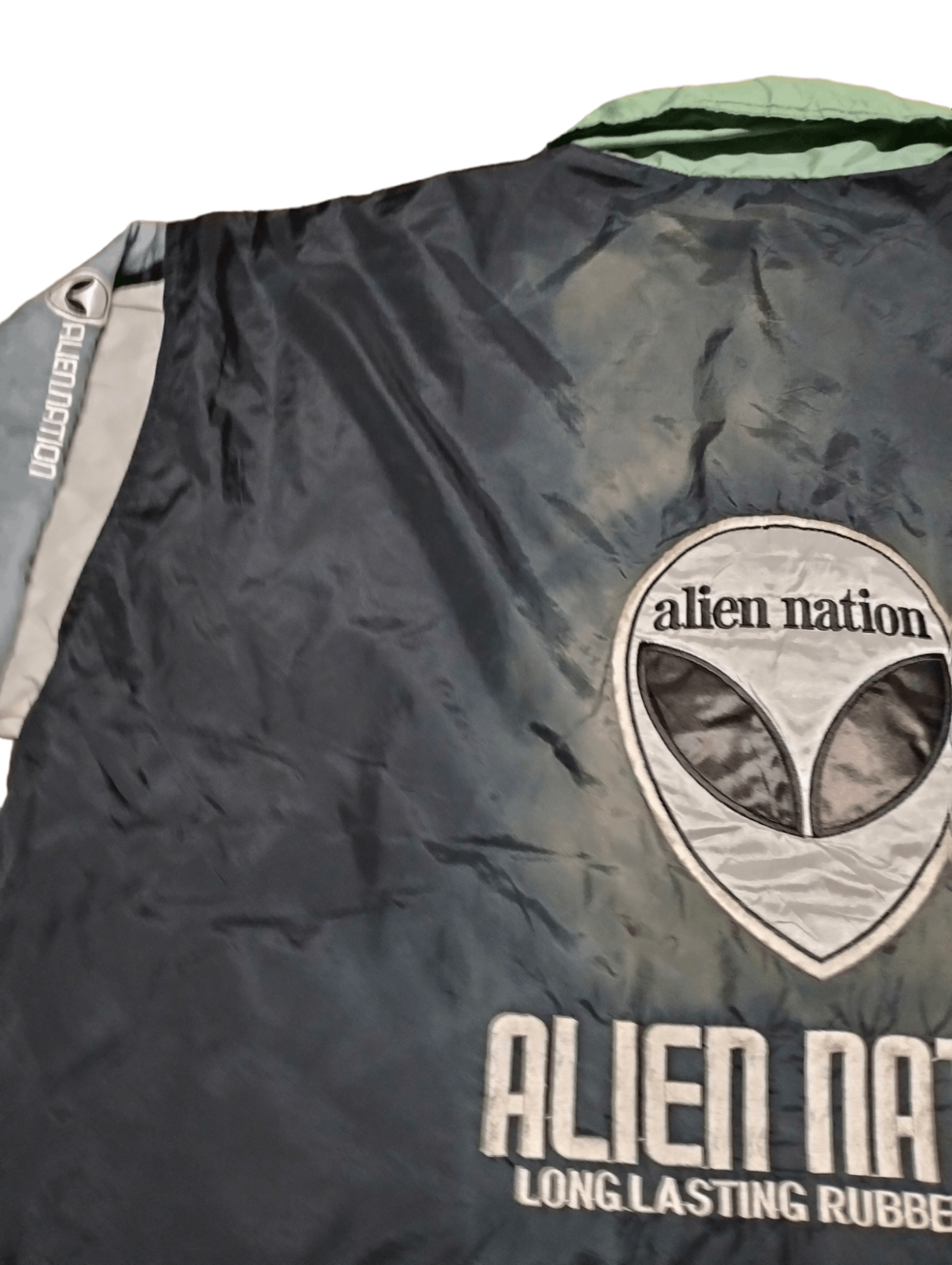 Alien Workshop × Vintage Vintage Alien Nation Skateboard Zipper Jacket Nylon Faded Size US L / EU 52-54 / 3 - 11 Thumbnail