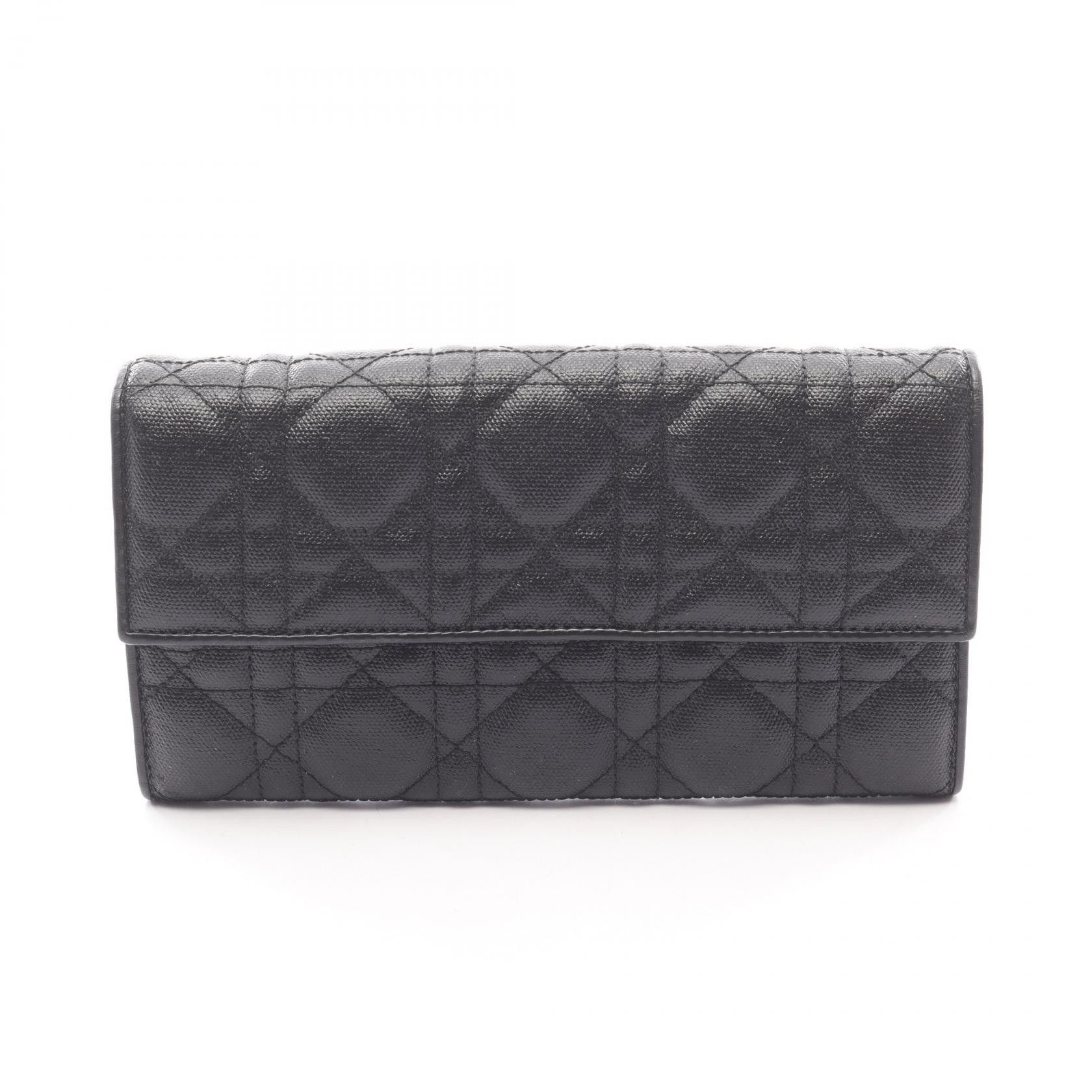 Dior Dior Christian Dior Cannage Leather Long Bifold Wallet Leather Long Wallet DUTY FREE for USA Size ONE SIZE - 1 Thumbnail